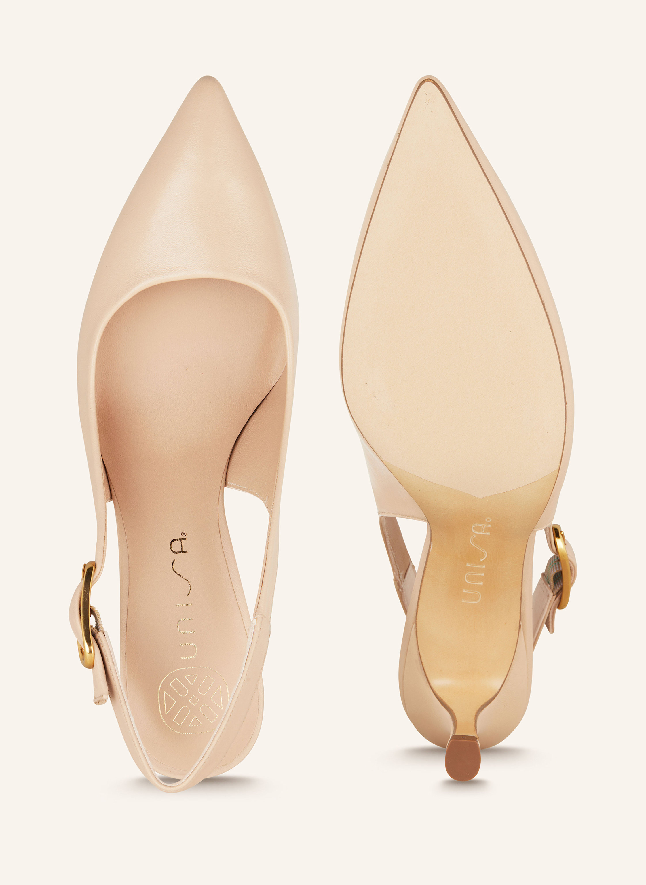 Thumbnail - Unisa Slingpumps Lanz beige