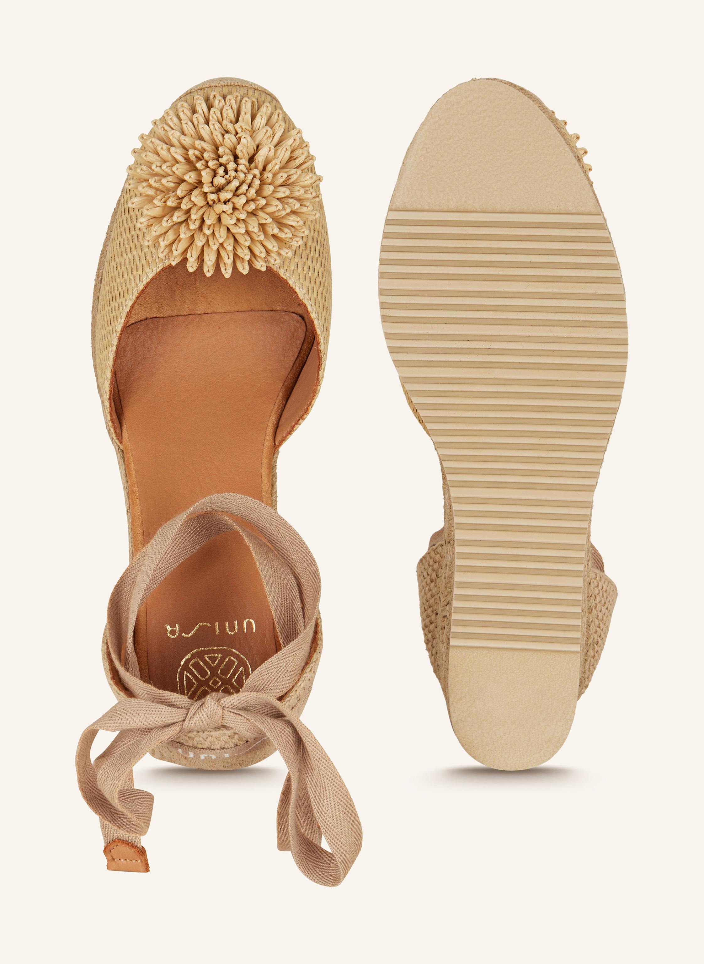 Thumbnail - Unisa Plateau-Wedges Cecil beige