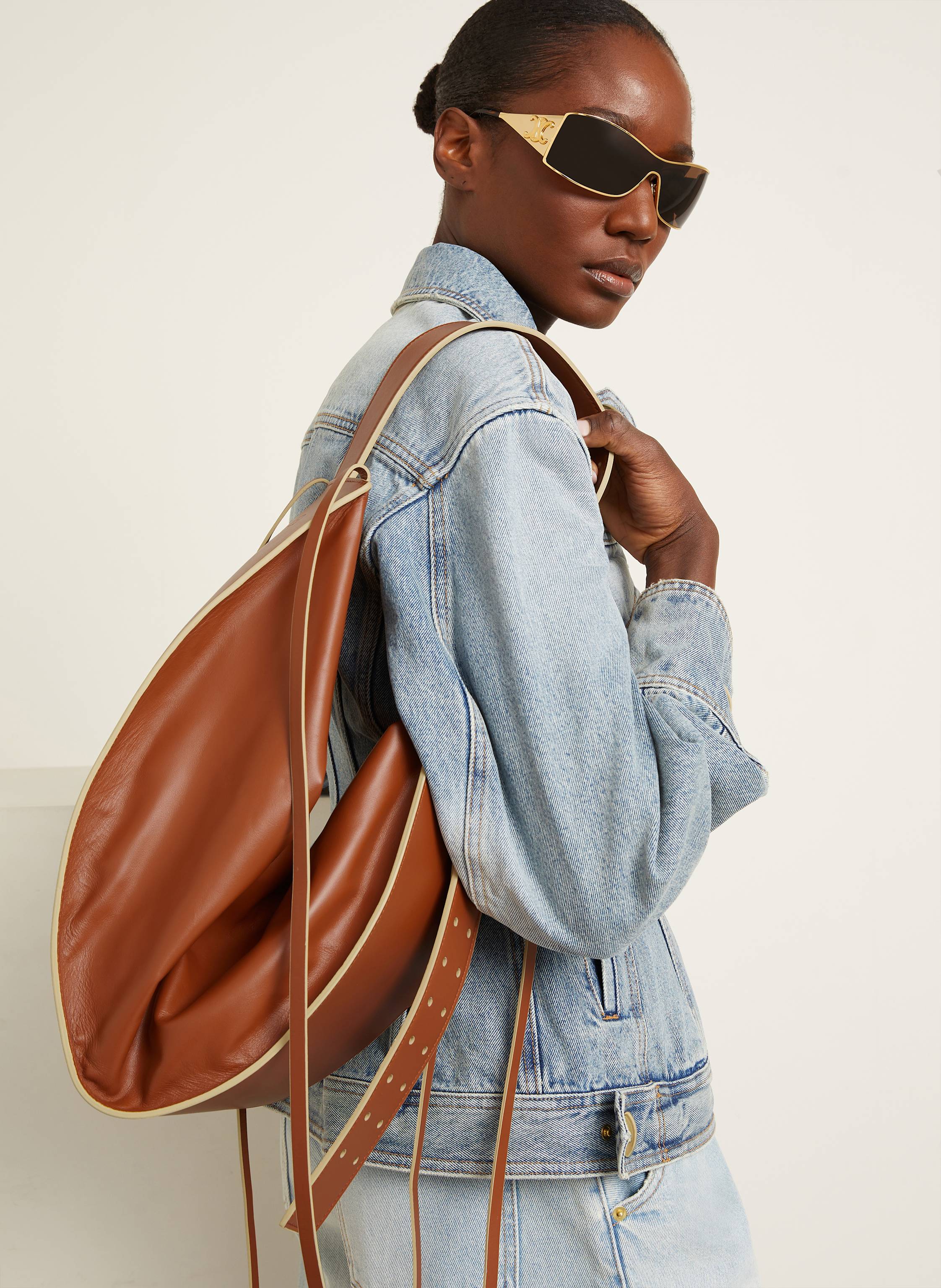 Thumbnail - Radica Studio Schultertasche Amaca Maxi braun