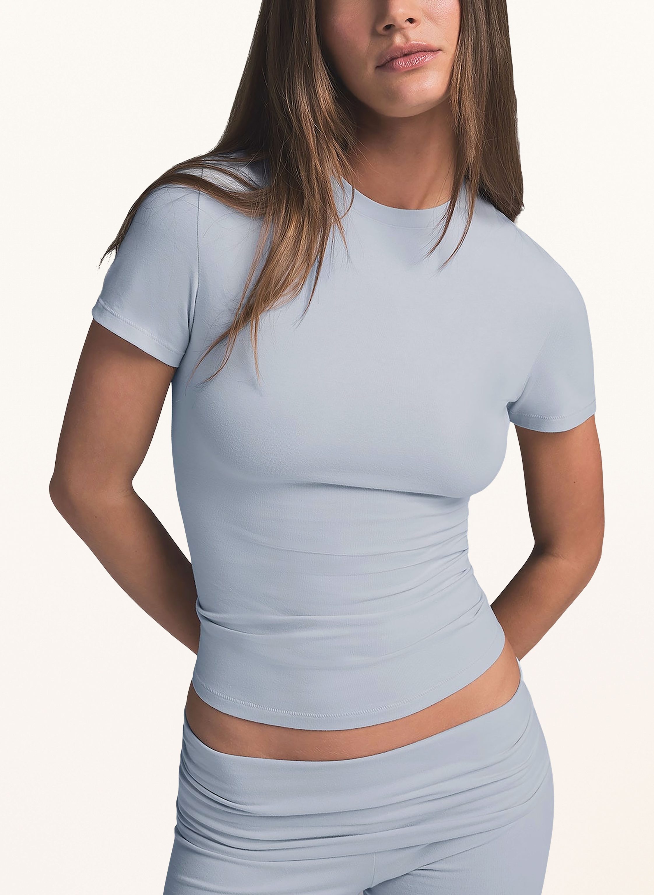 Thumbnail - Skims Lounge-Shirt Cotton Jersey blau