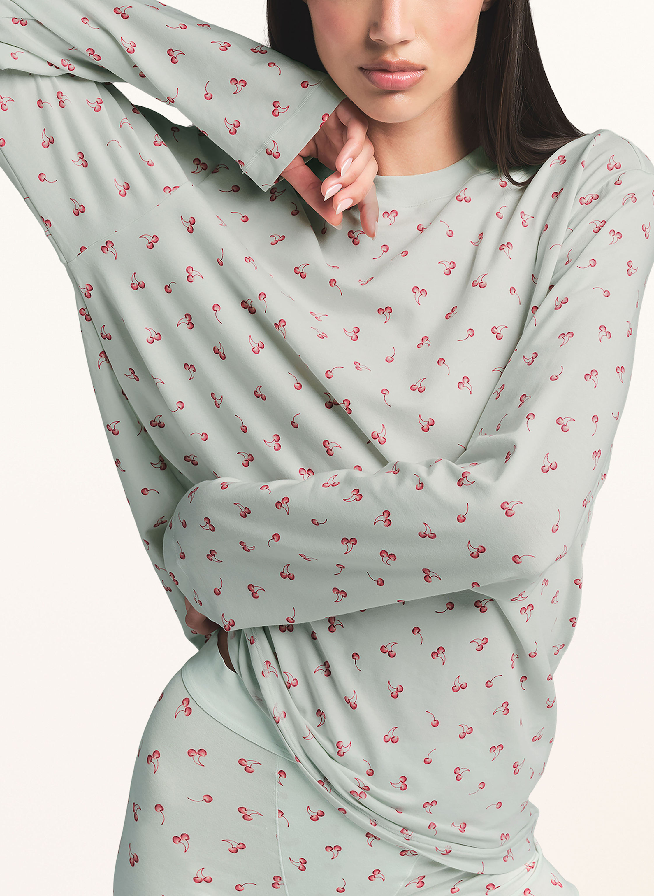 Thumbnail - Skims Shorty-Schlafanzug Boyfriend blau