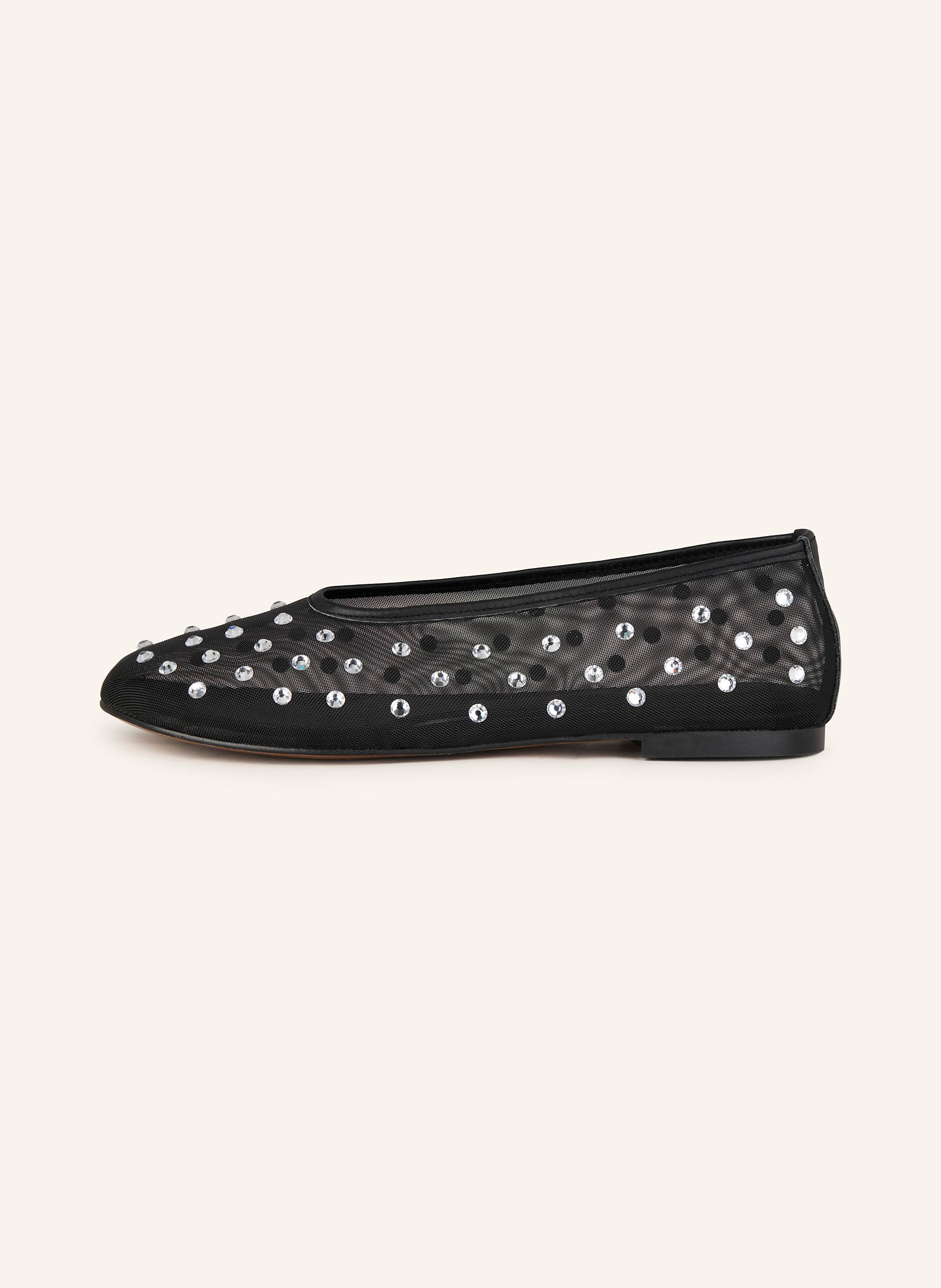 Thumbnail - Toral Ballerinas Sybilla Mit Schmucksteinen schwarz