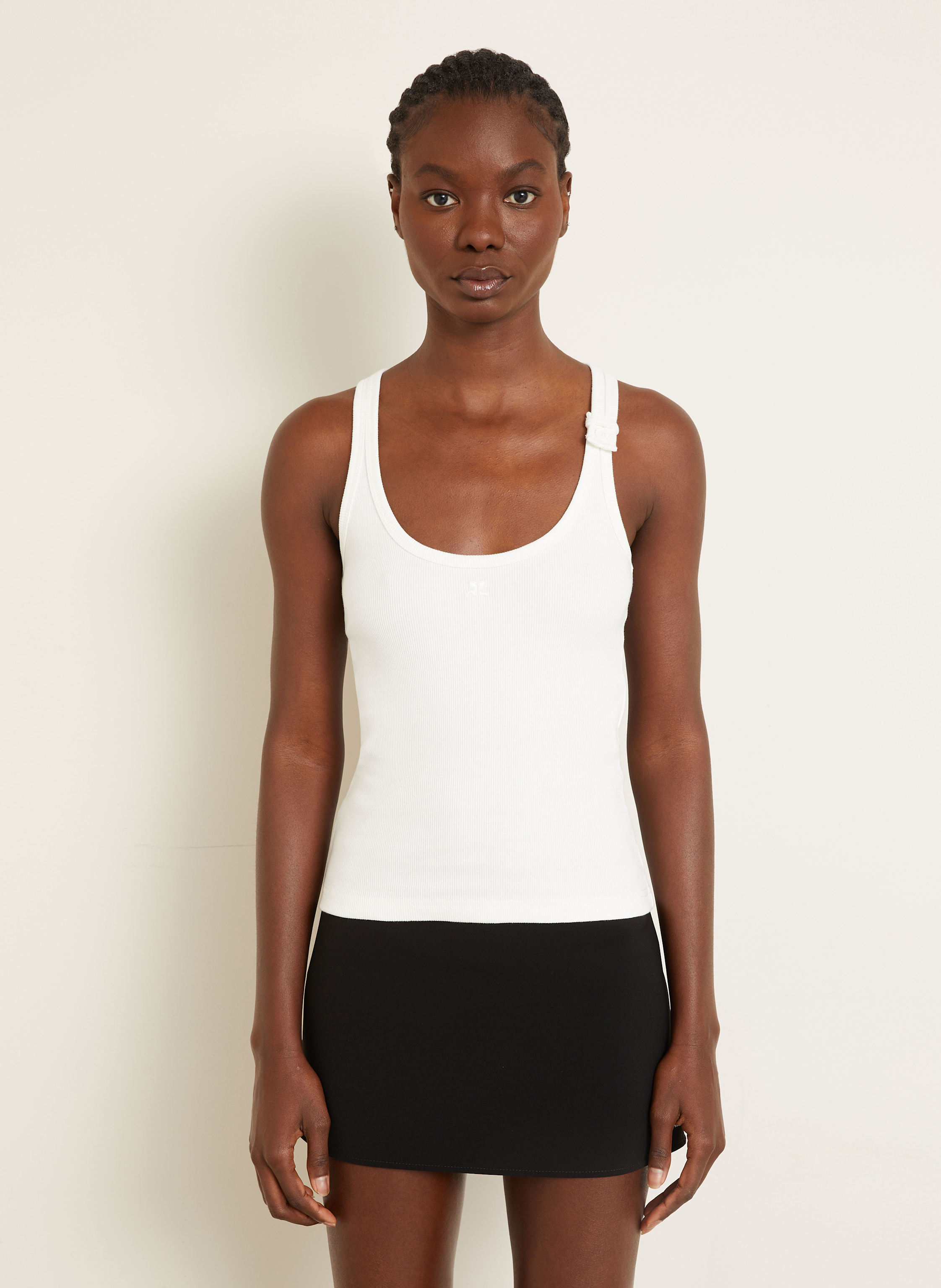 Thumbnail - Courrèges Top weiss