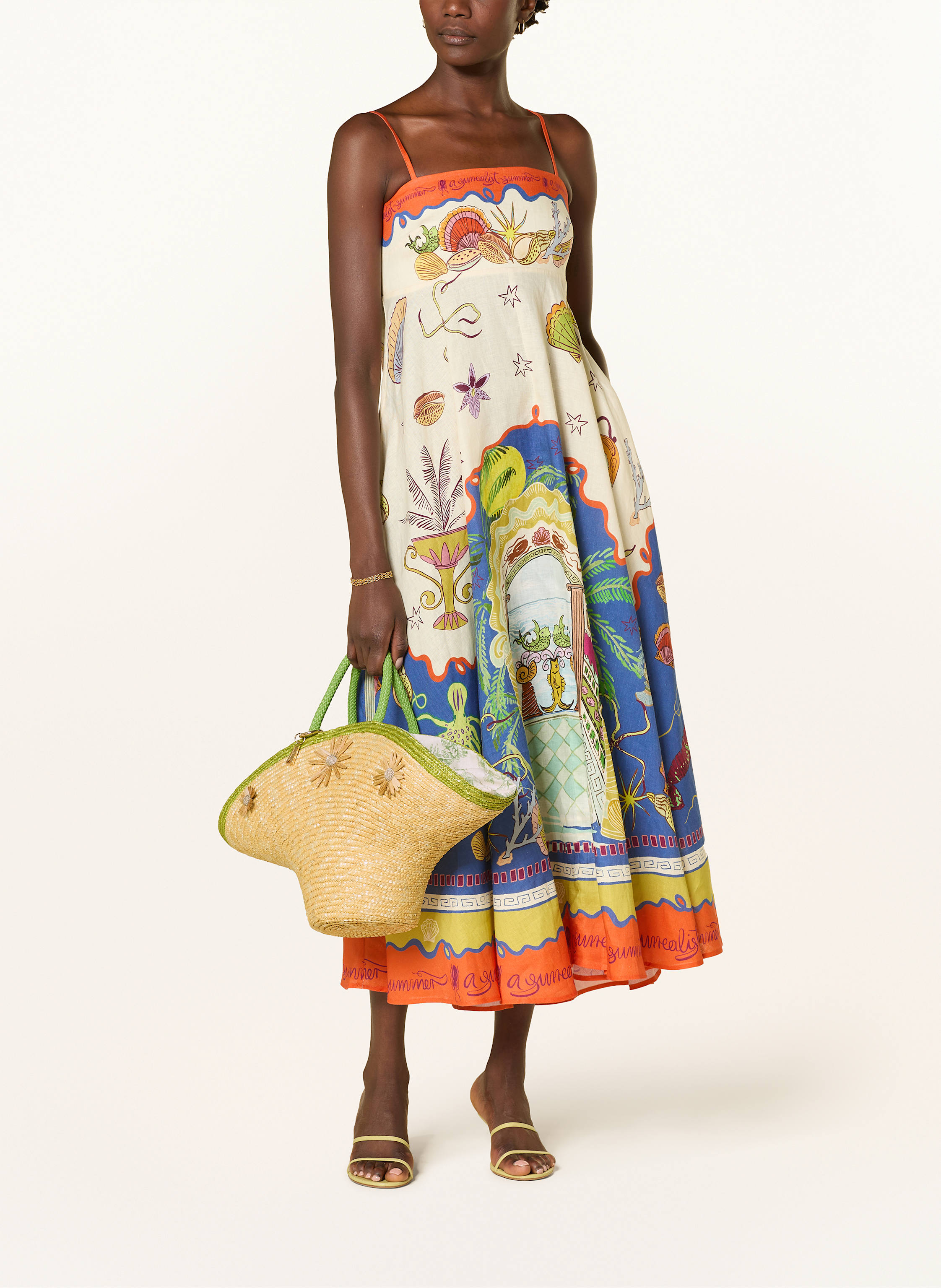 Thumbnail - La Milanesa Shopper Calore beige