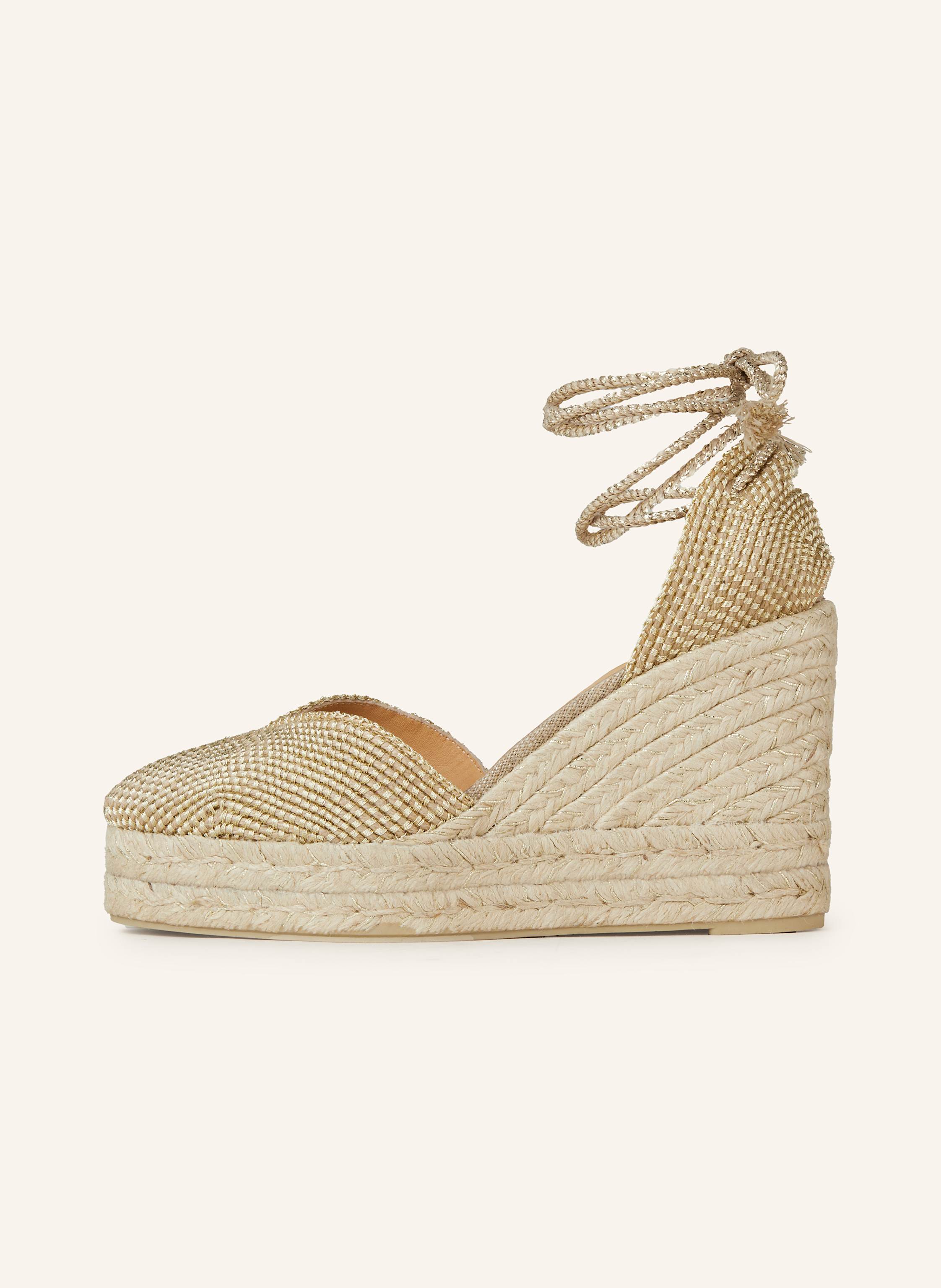 Thumbnail - Castaner Wedges Cora Mit Glitzergarn gold