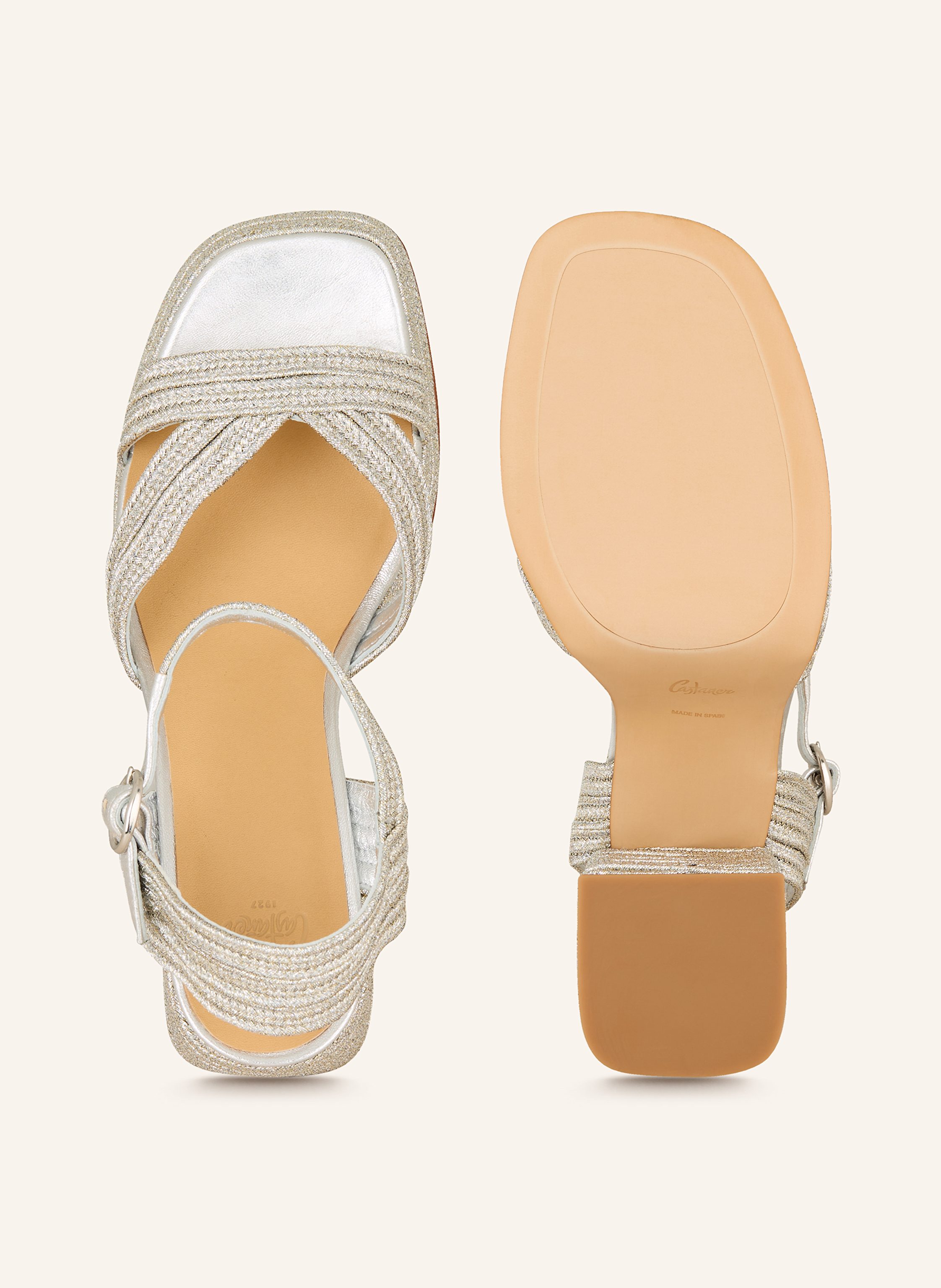 Thumbnail - Castaner Sandaletten Valle silber