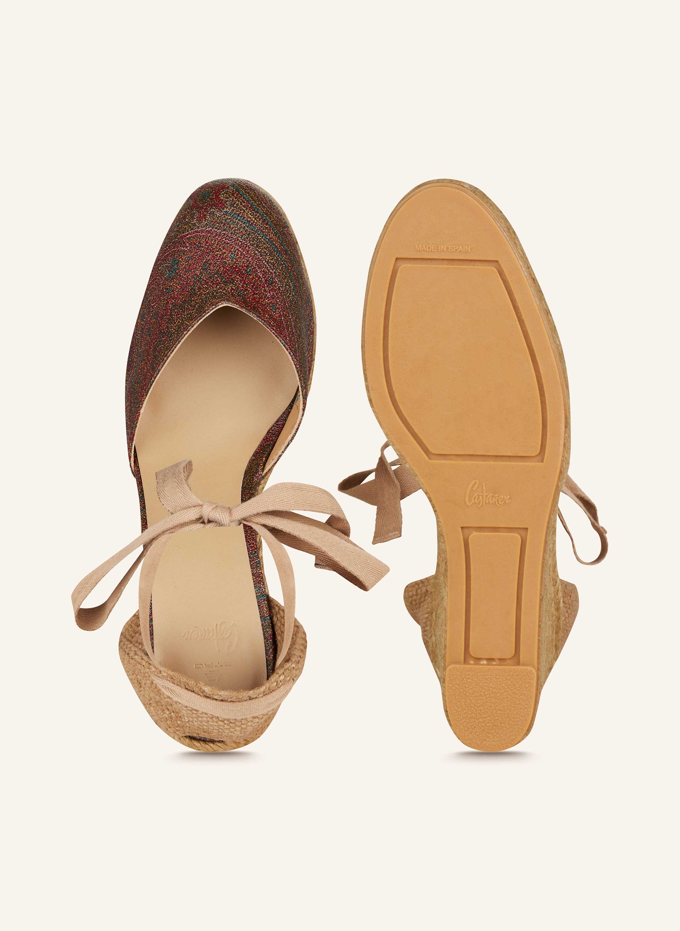 Thumbnail - Castaner Wedges Chiara beige