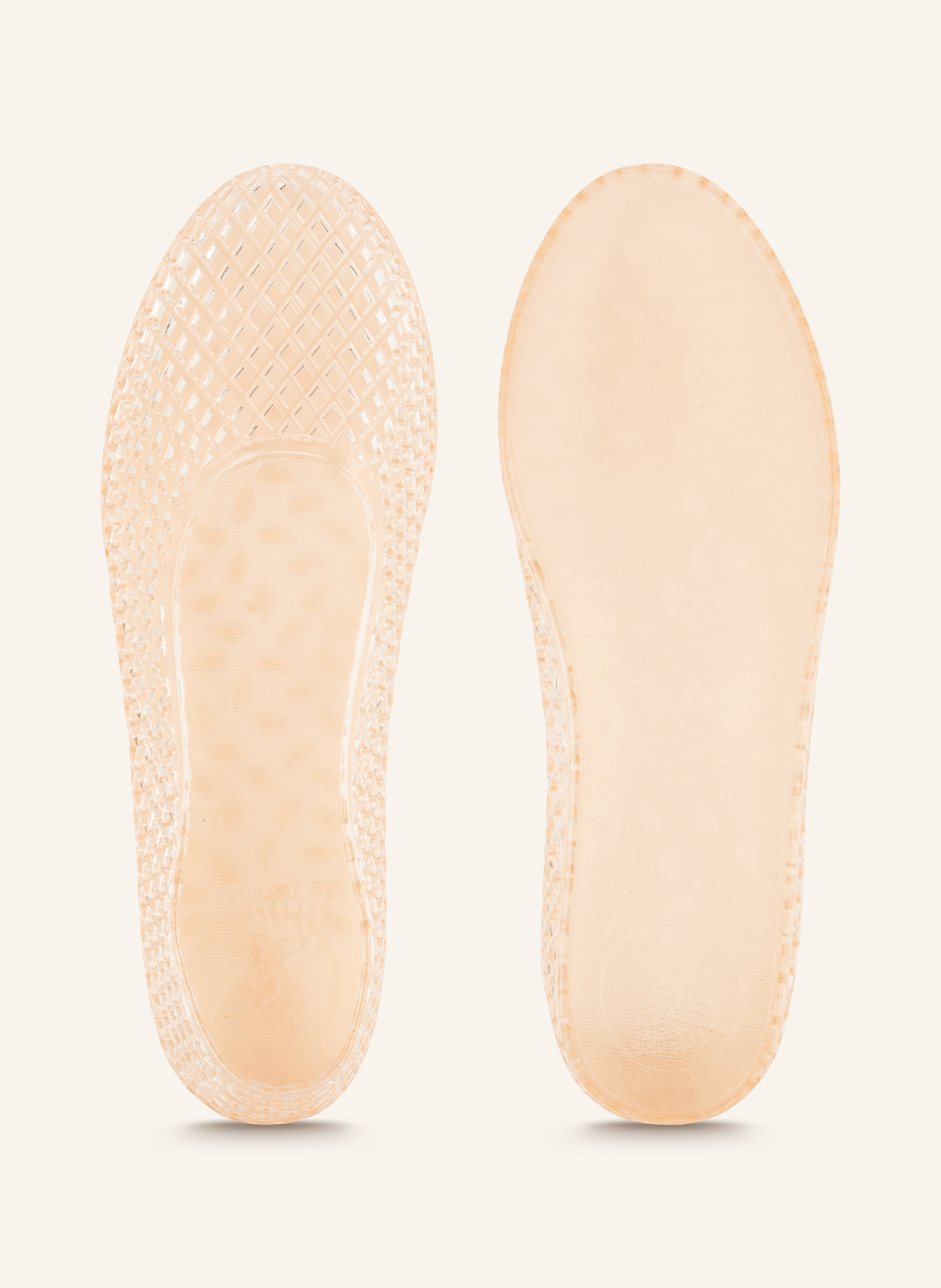 Thumbnail - Ancient Greek Sandals Ballerinas Iro Jelly beige
