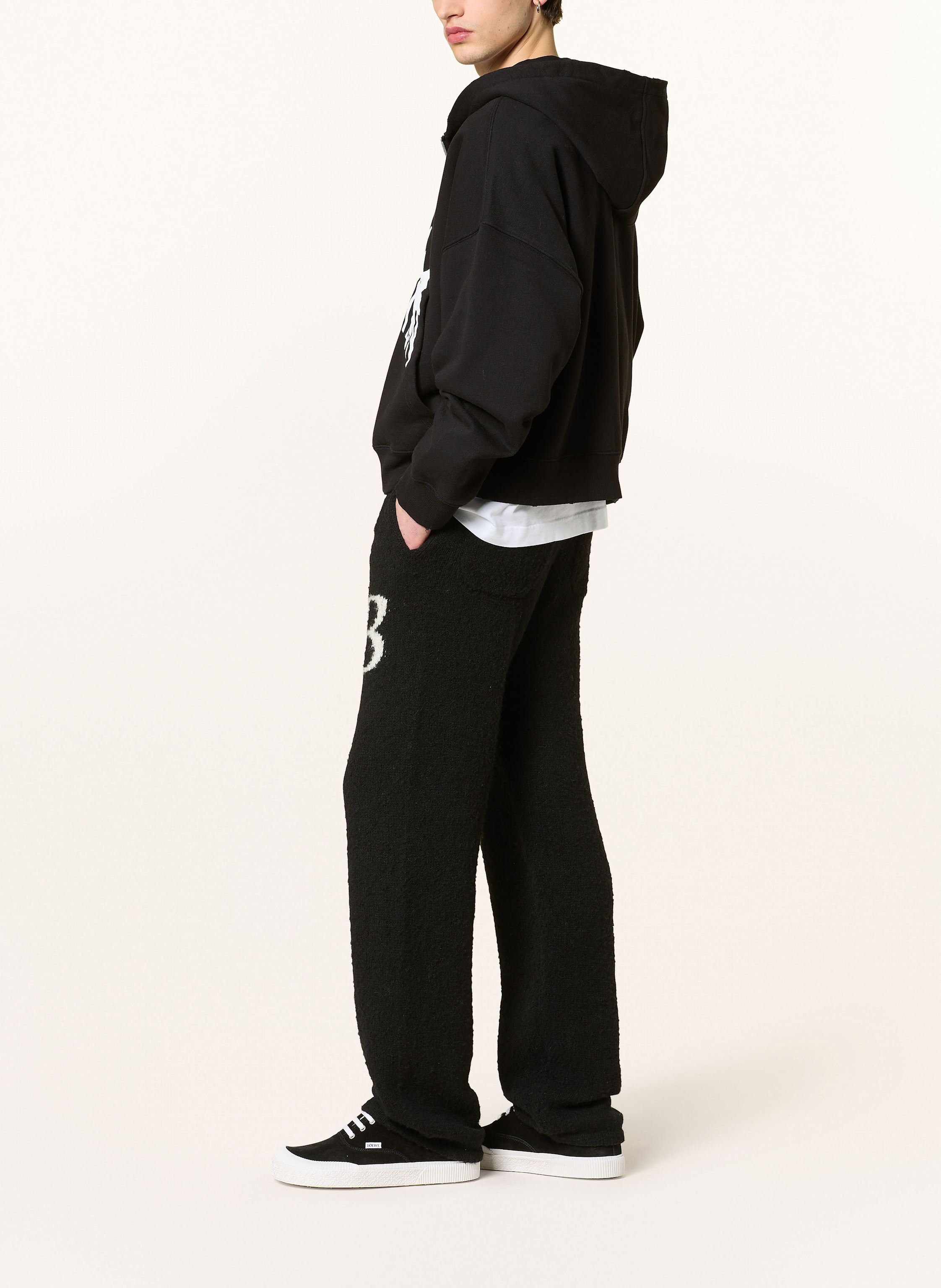Thumbnail - Cole Buxton Strickhose Im Jogging-Stil schwarz