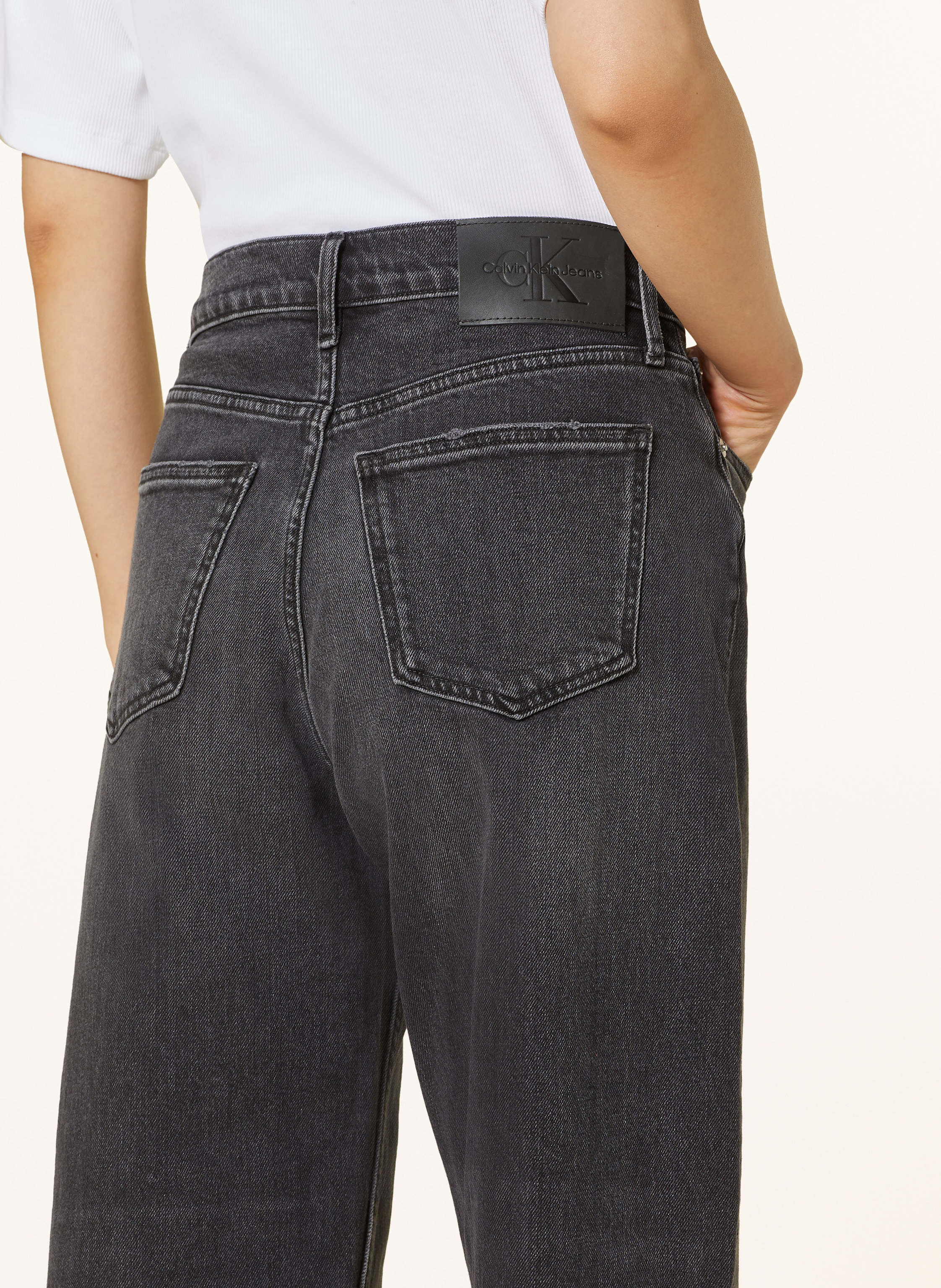 Thumbnail - Calvin Klein Jeans Barrel Jeans schwarz