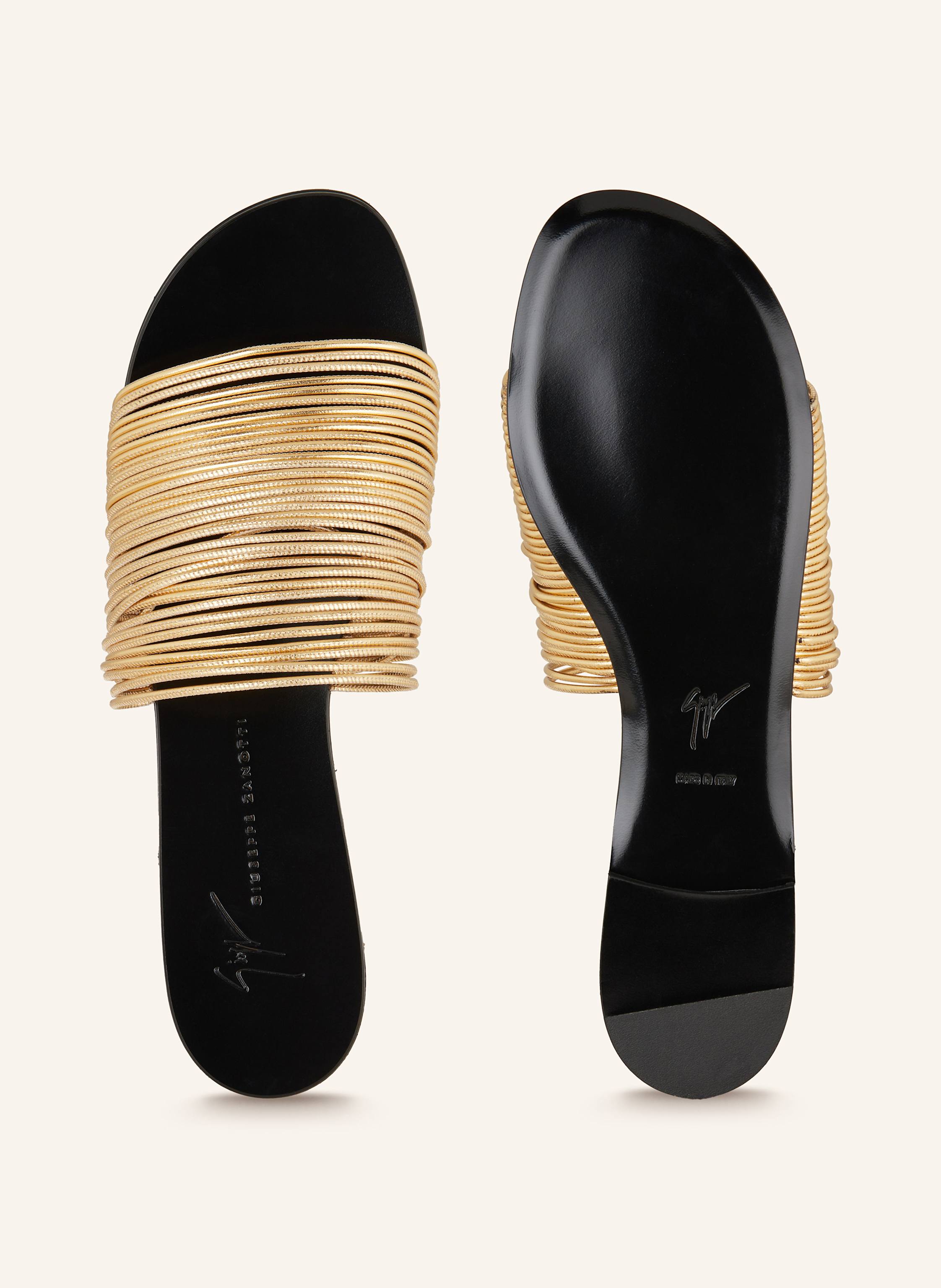 Thumbnail - Giuseppe Zanotti Design Pantoletten gold