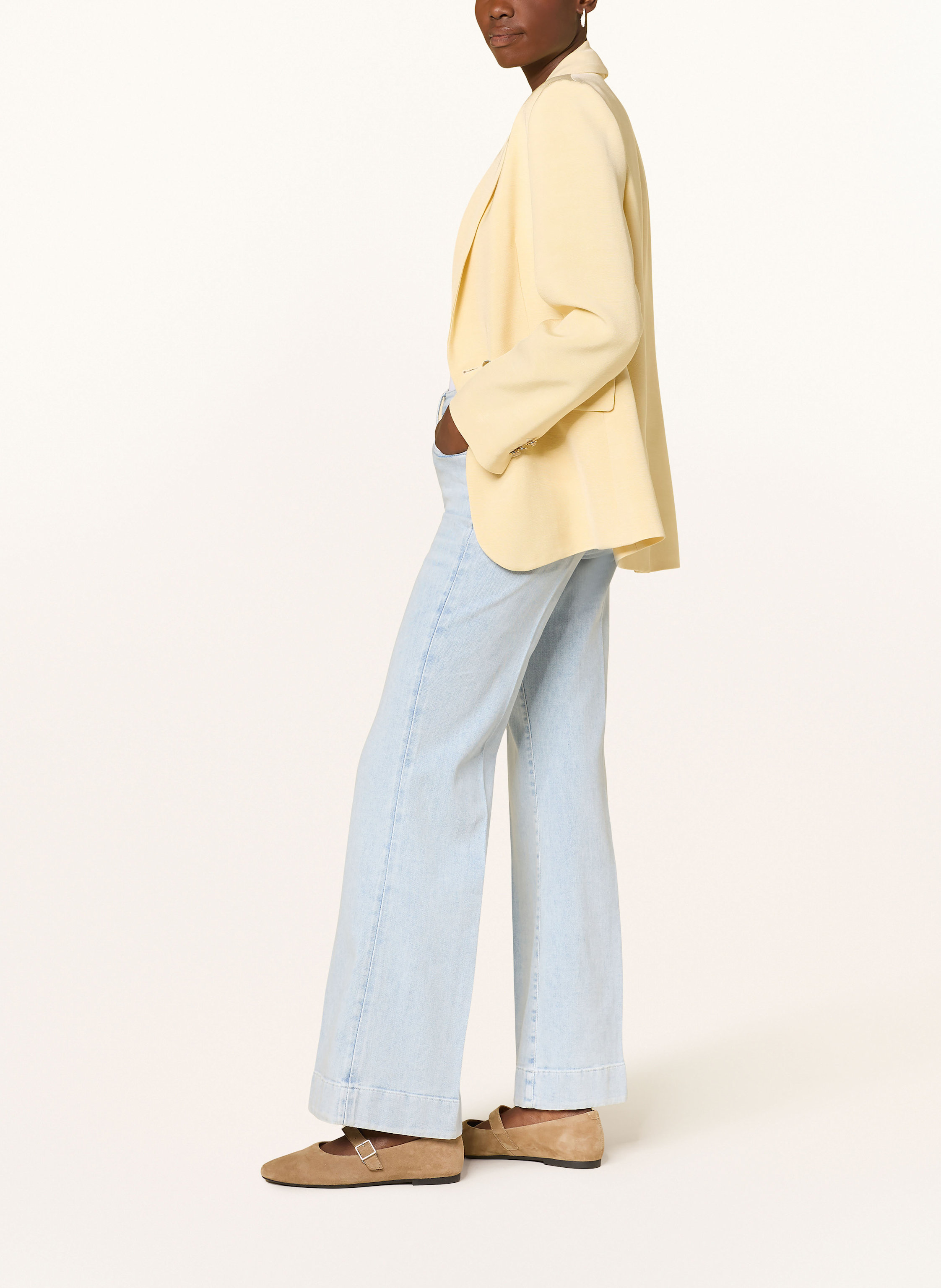 Thumbnail - 7 For All Mankind Flared Jeans Modern Dojo Tailorless Malibu Sky blau