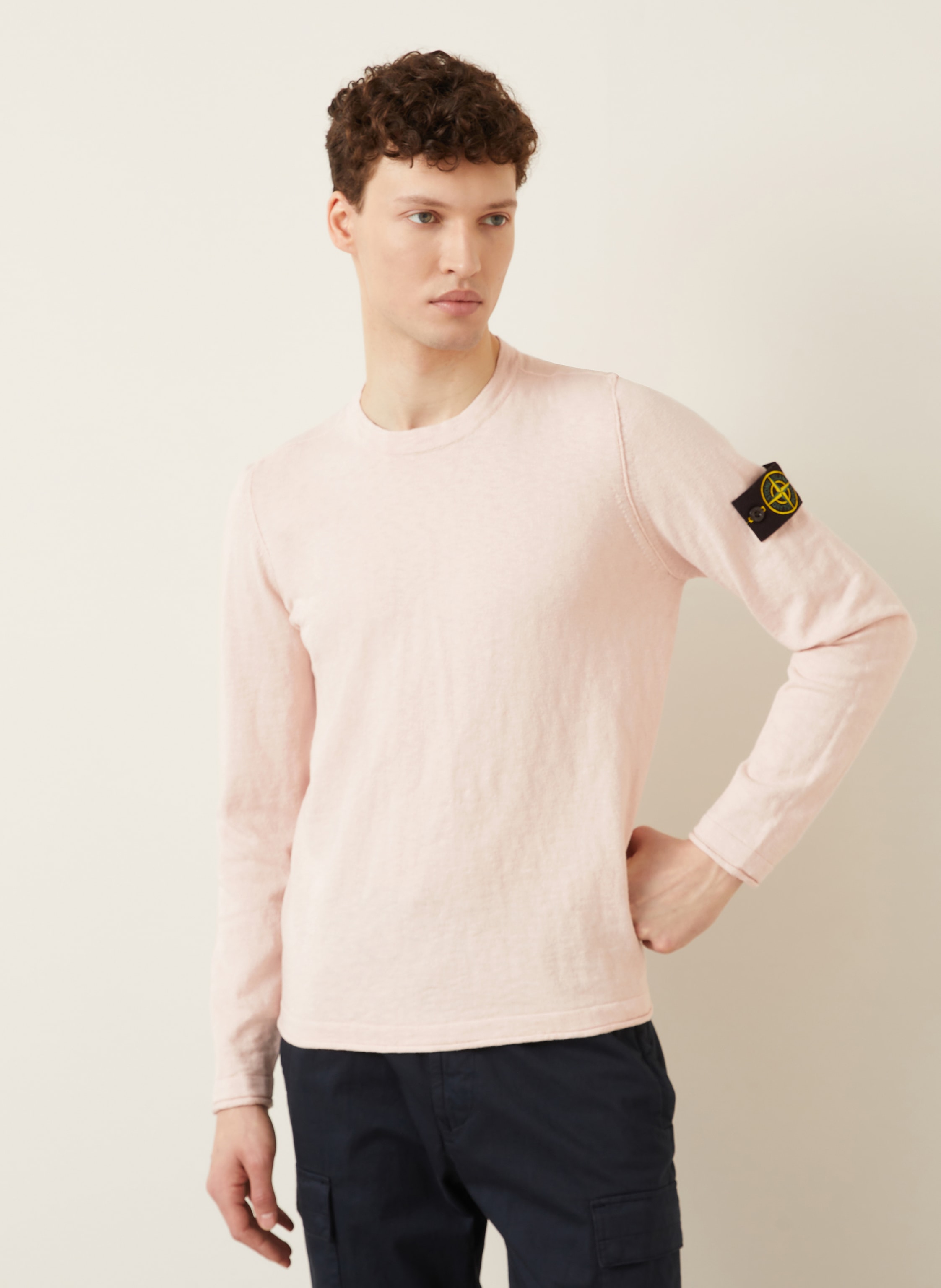 Thumbnail - Stone Island Pullover rosa