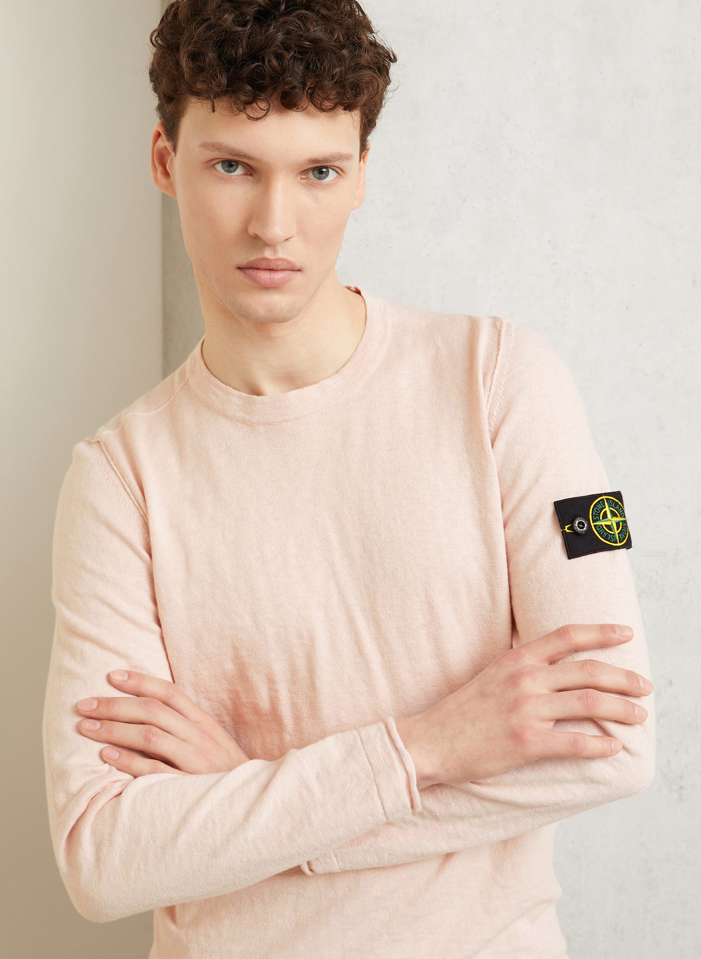 Thumbnail - Stone Island Pullover rosa