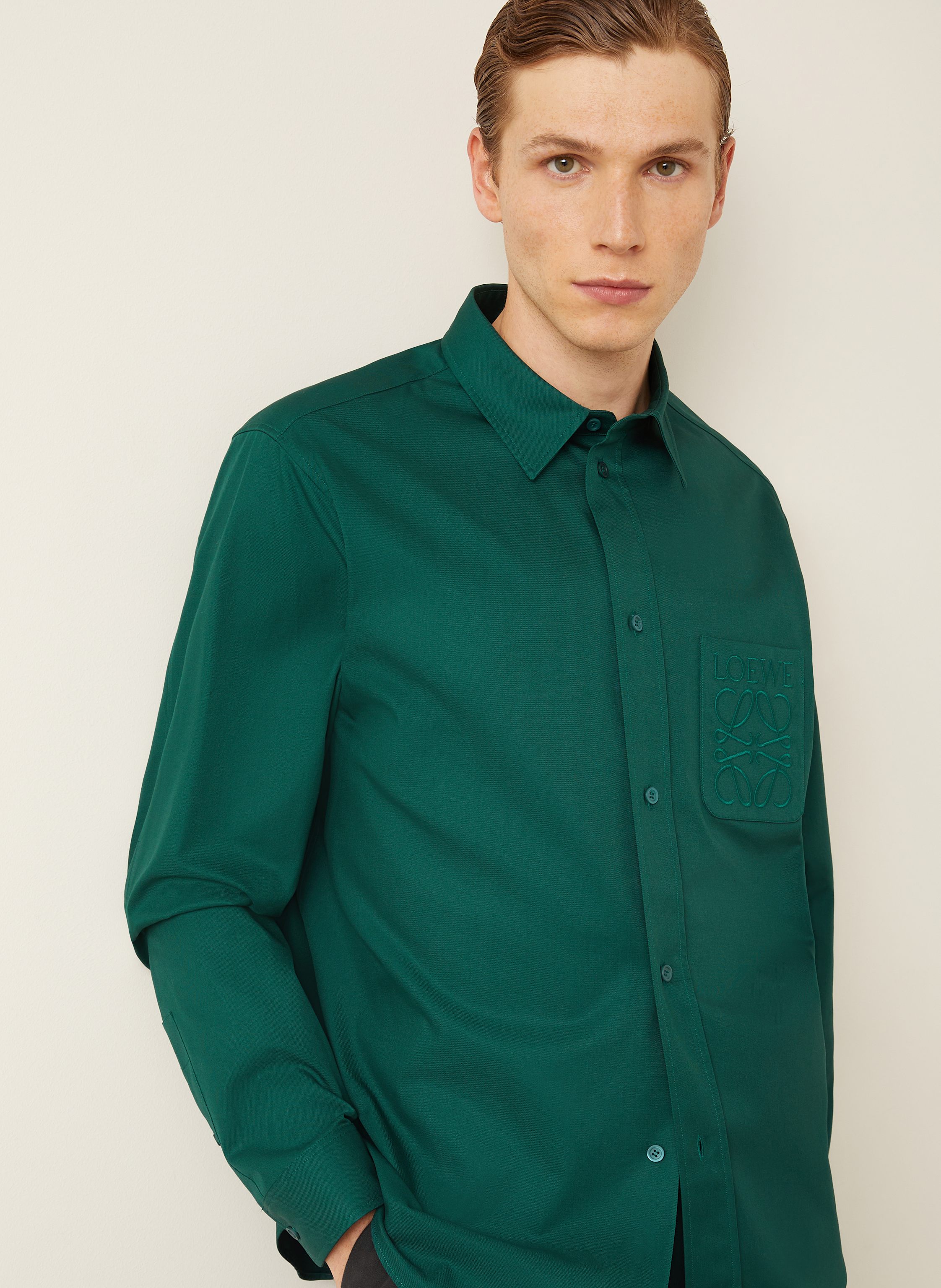 Thumbnail - Loewe Hemd Comfort Fit gruen