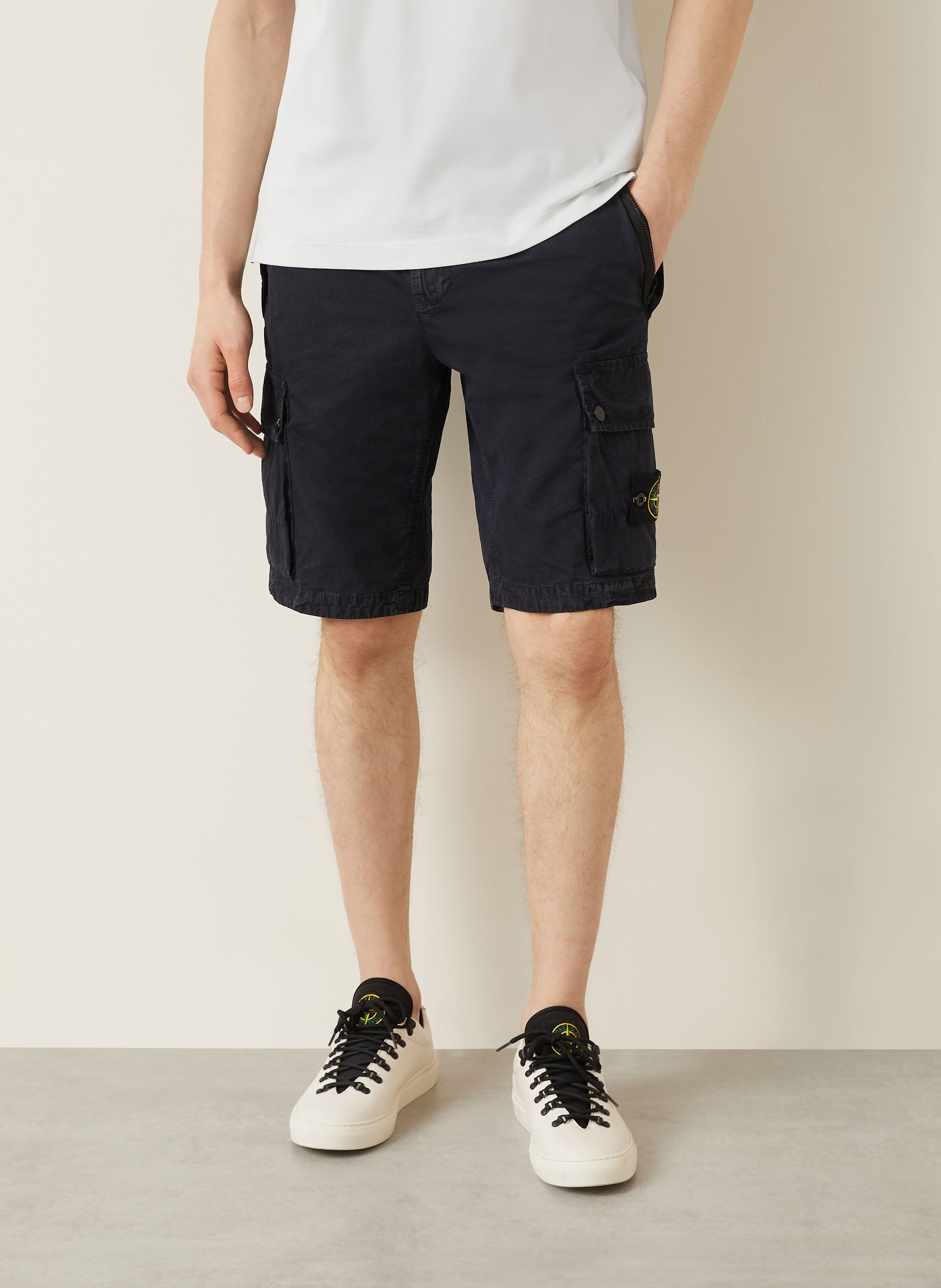 Thumbnail - Stone Island Cargoshorts blau