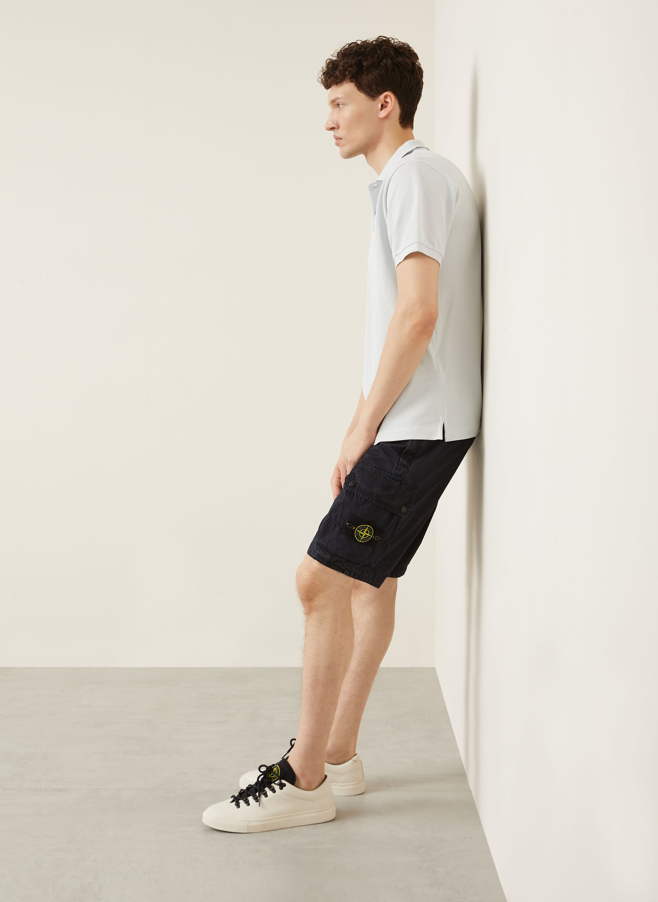 Thumbnail - Stone Island Cargoshorts blau