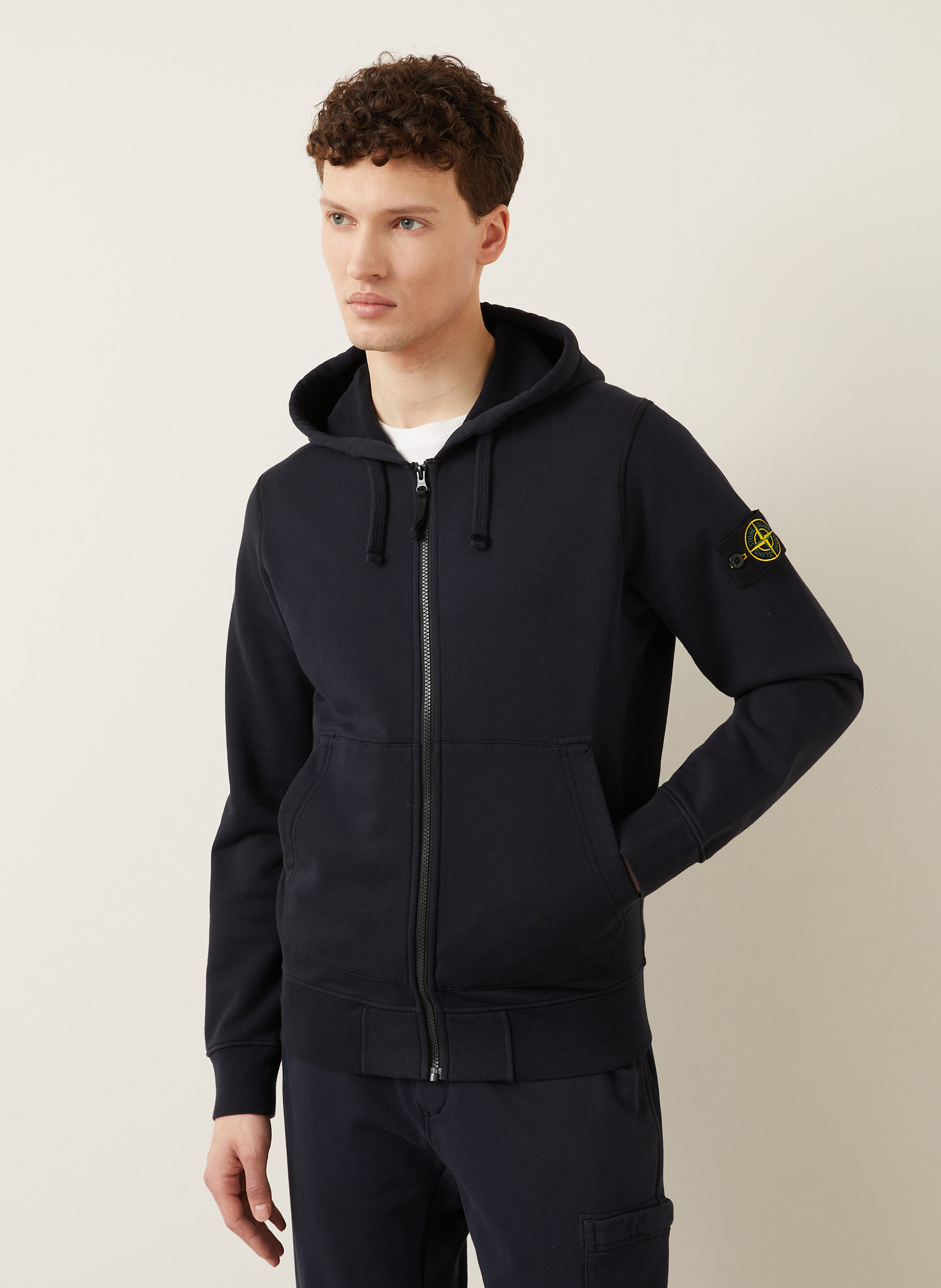 Thumbnail - Stone Island Sweatjacke blau