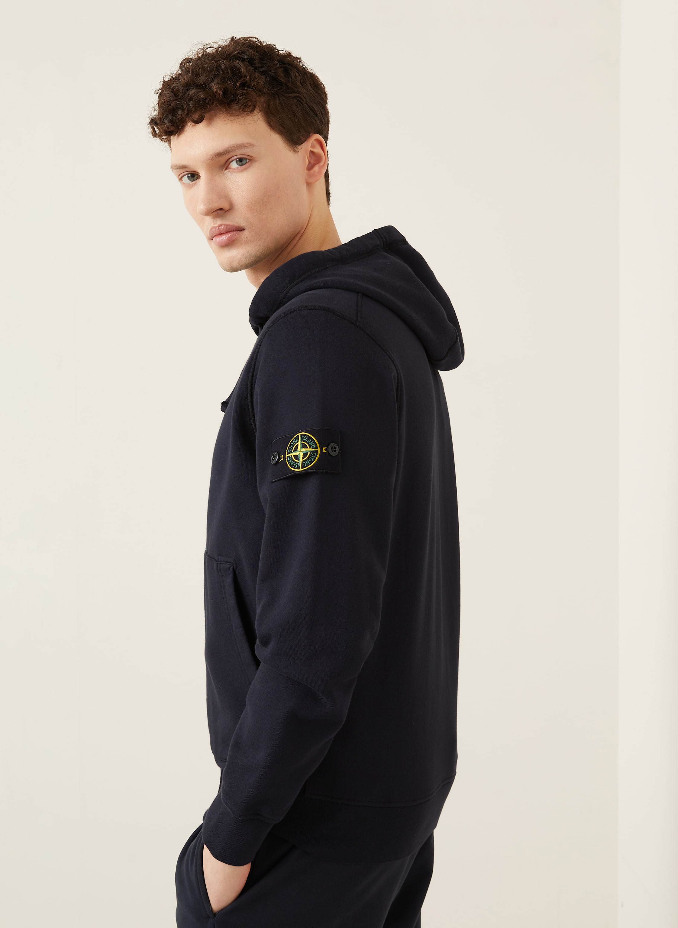 Thumbnail - Stone Island Sweatjacke blau
