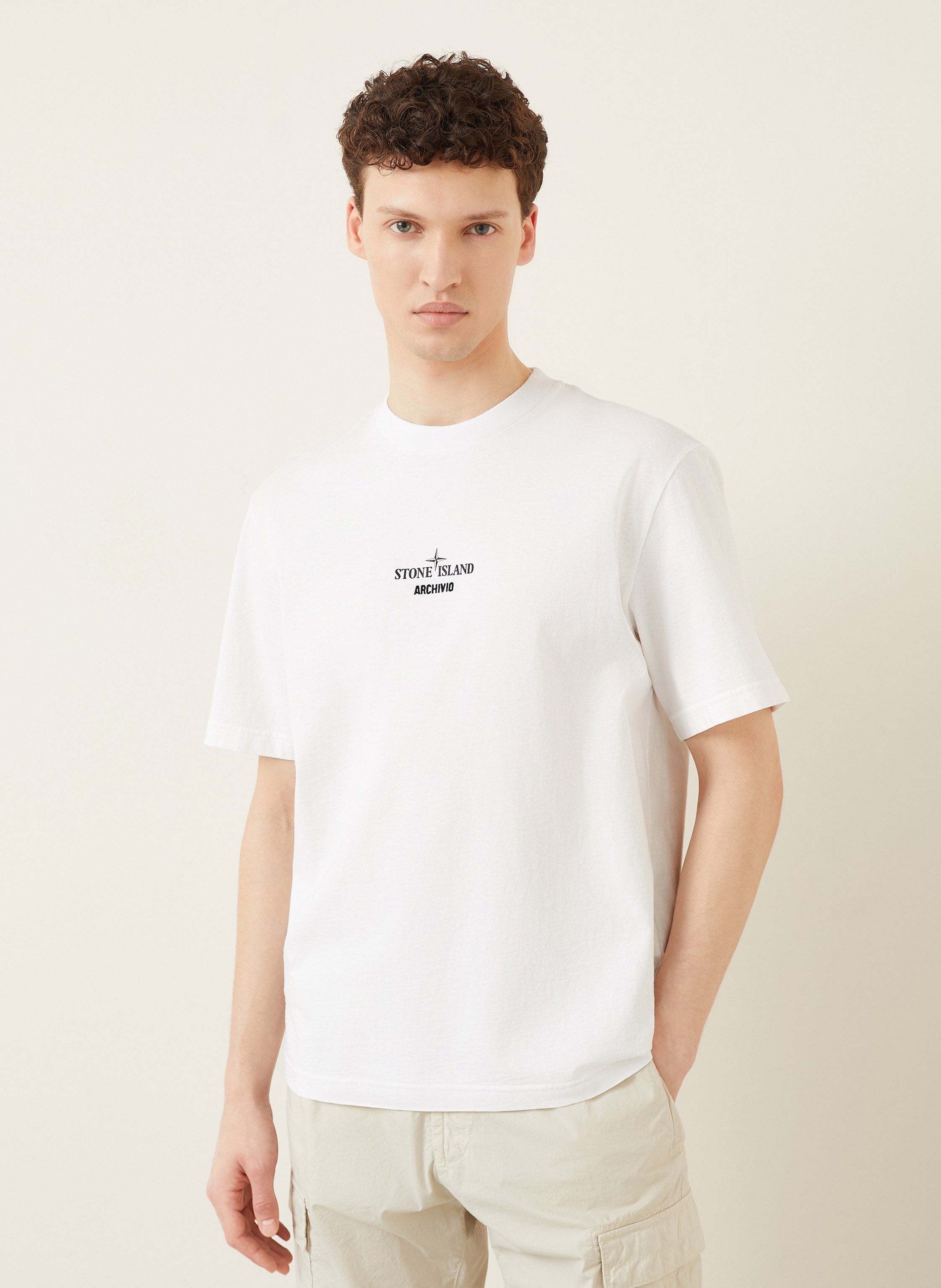 Thumbnail - Stone Island T-Shirt weiss
