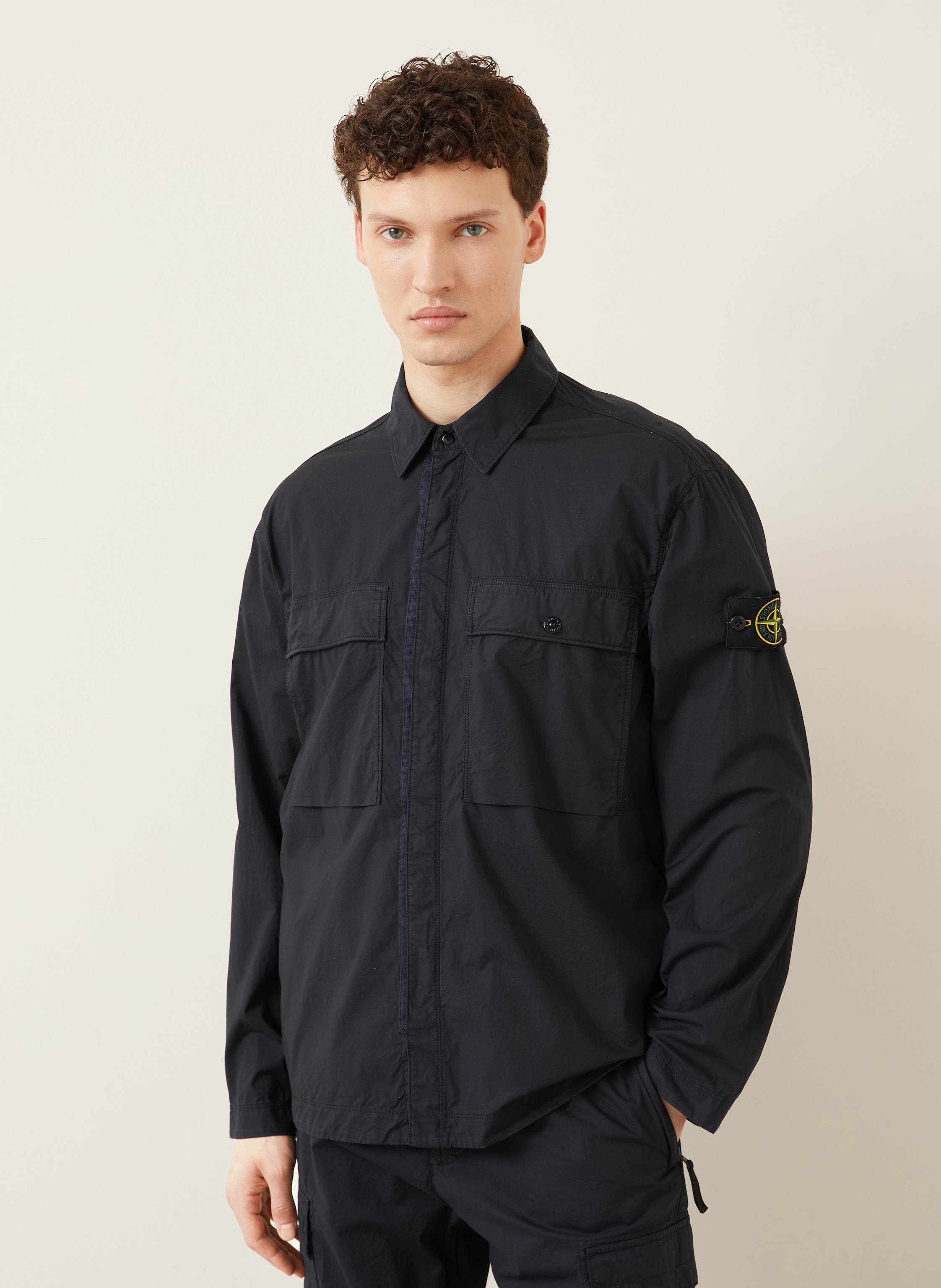 Thumbnail - Stone Island Overjacket Paracadute blau
