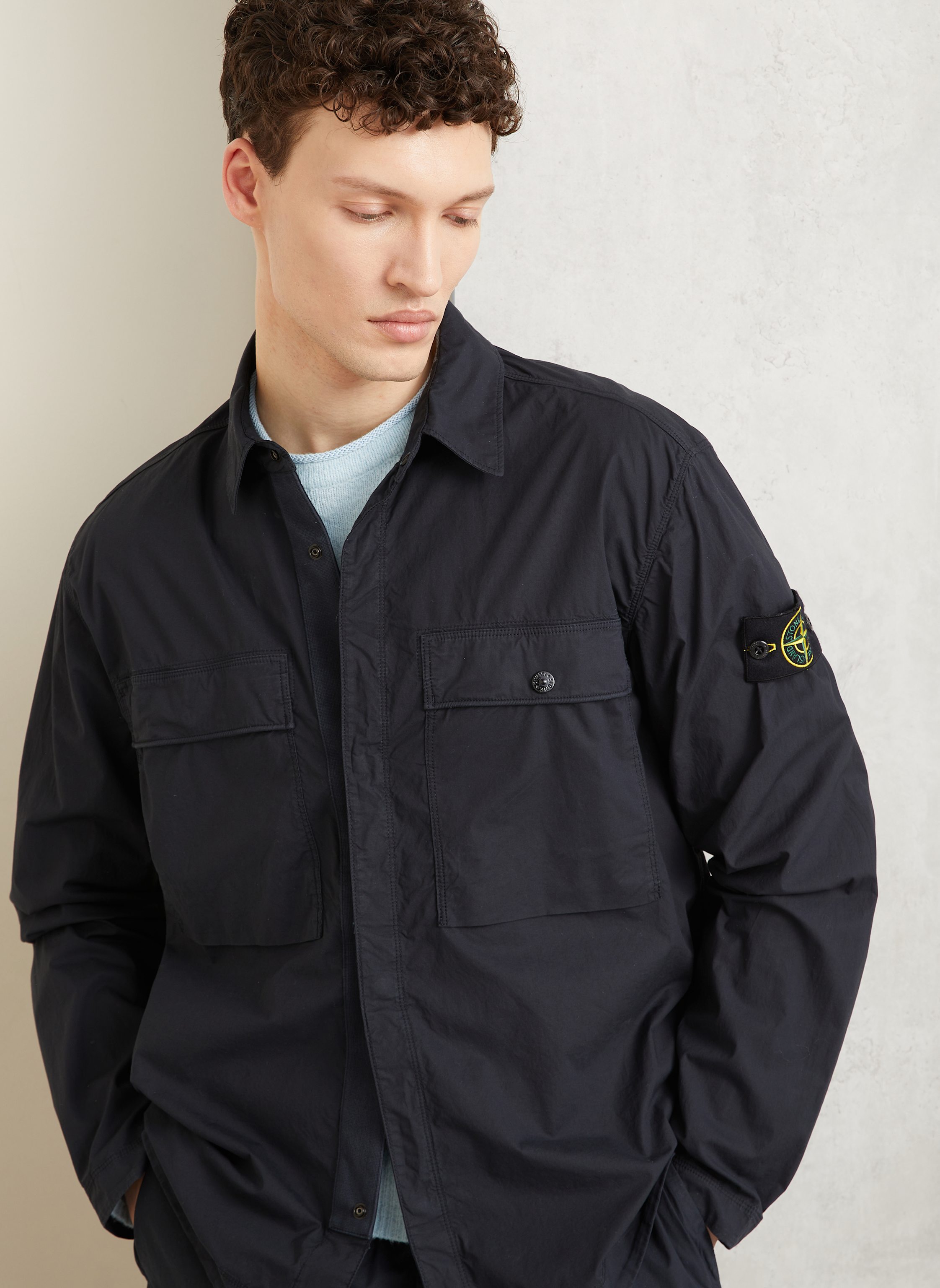 Thumbnail - Stone Island Overjacket Paracadute blau