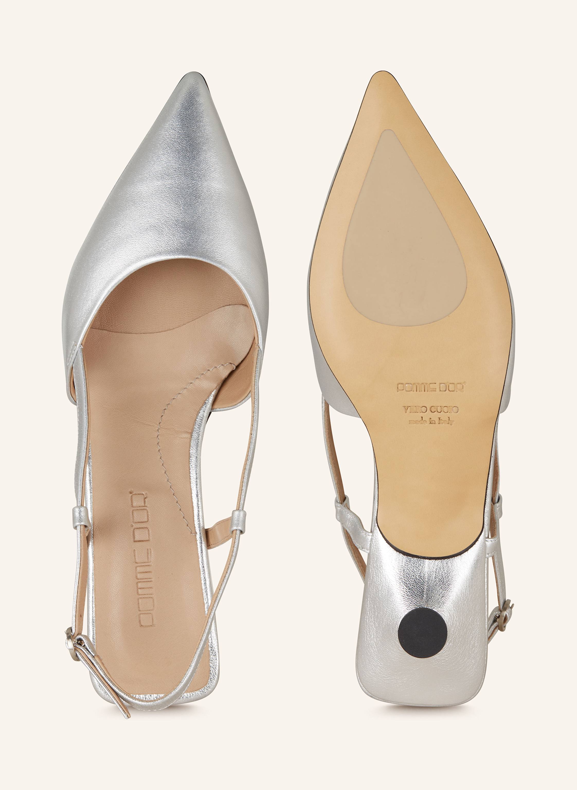 Thumbnail - Pomme D'or Slingpumps Ginger silber