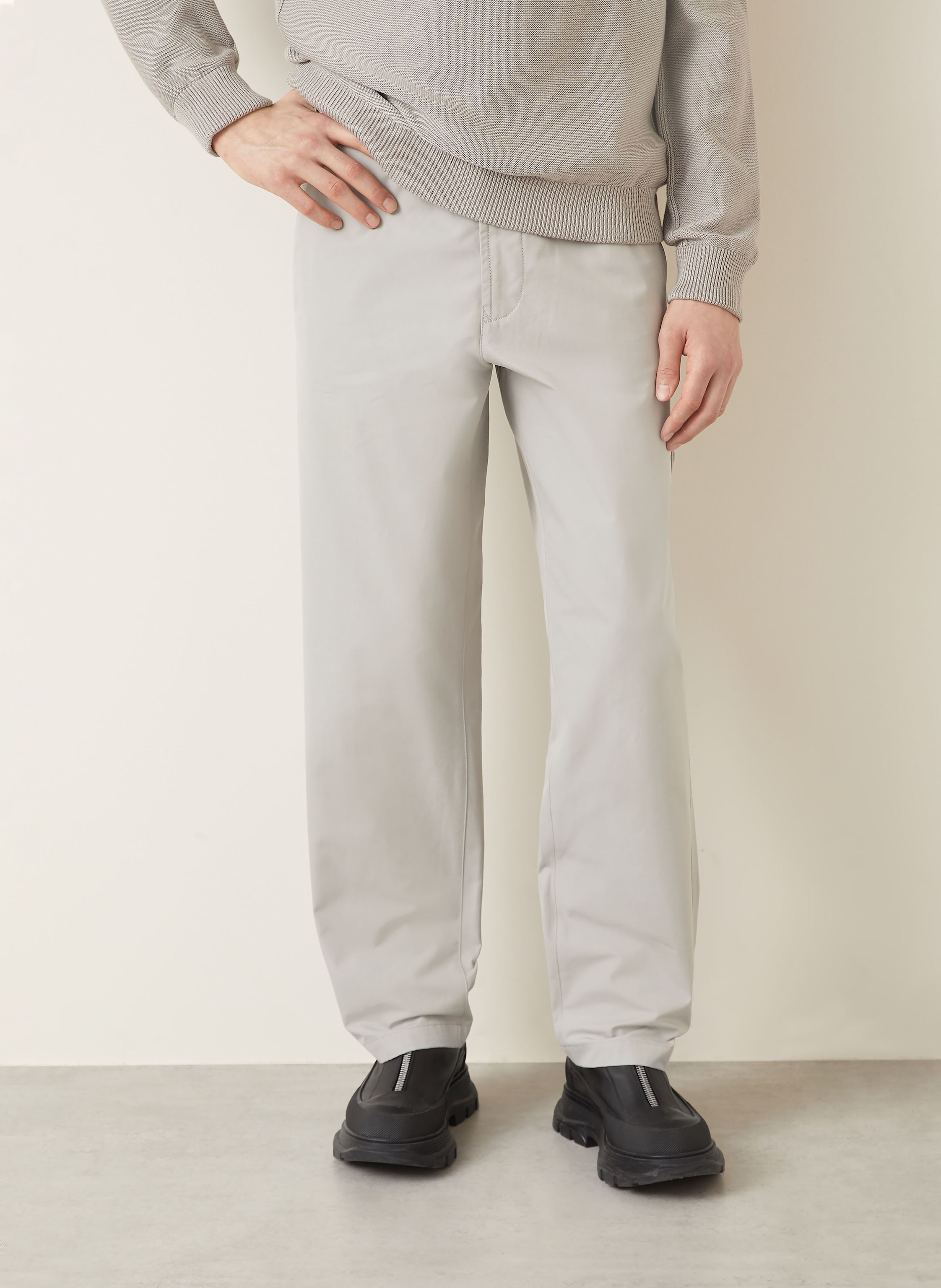 Thumbnail - Stone Island Chino Ghost Regular Fit grau