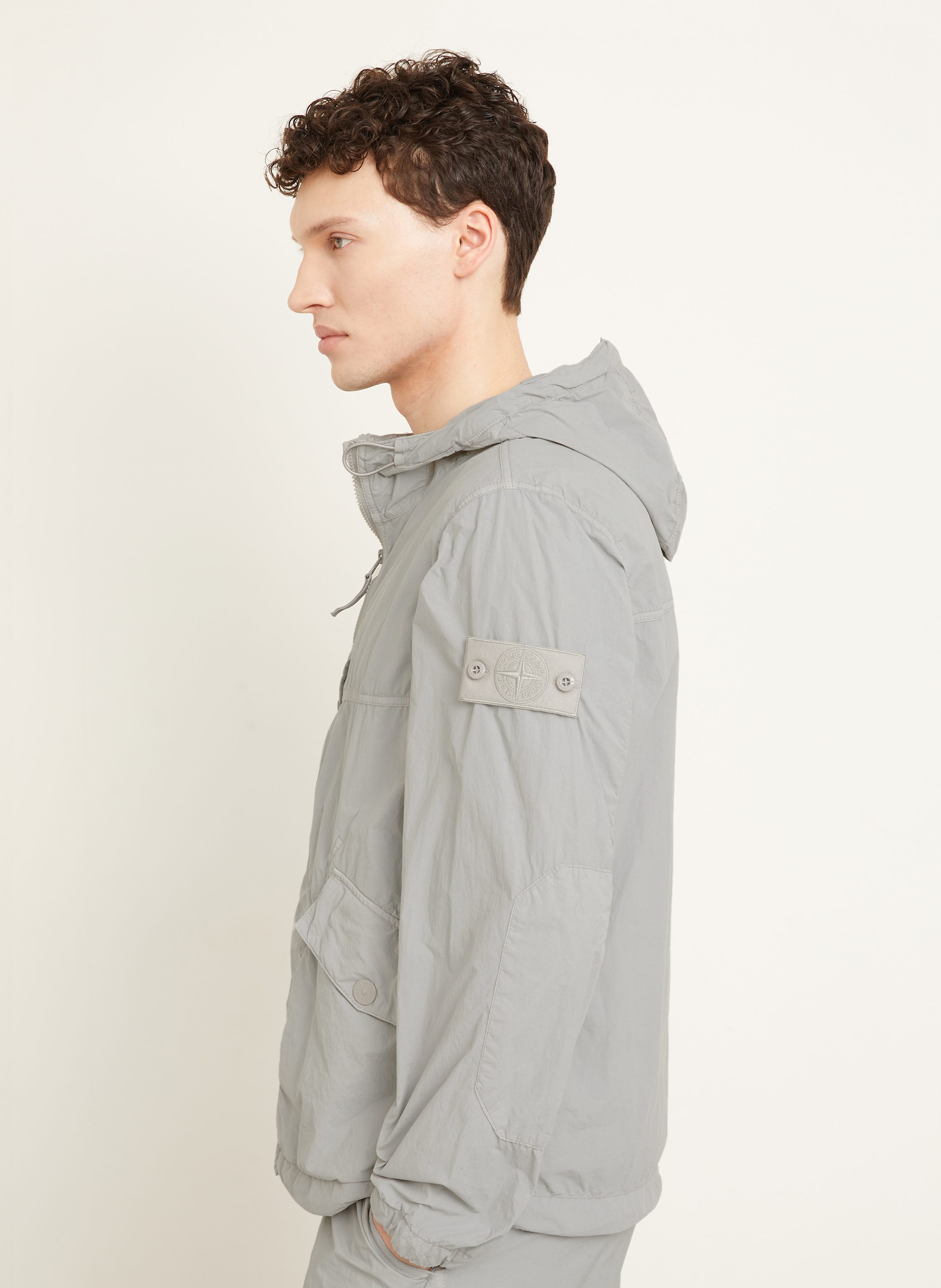 Thumbnail - Stone Island Jacke Ghost grau