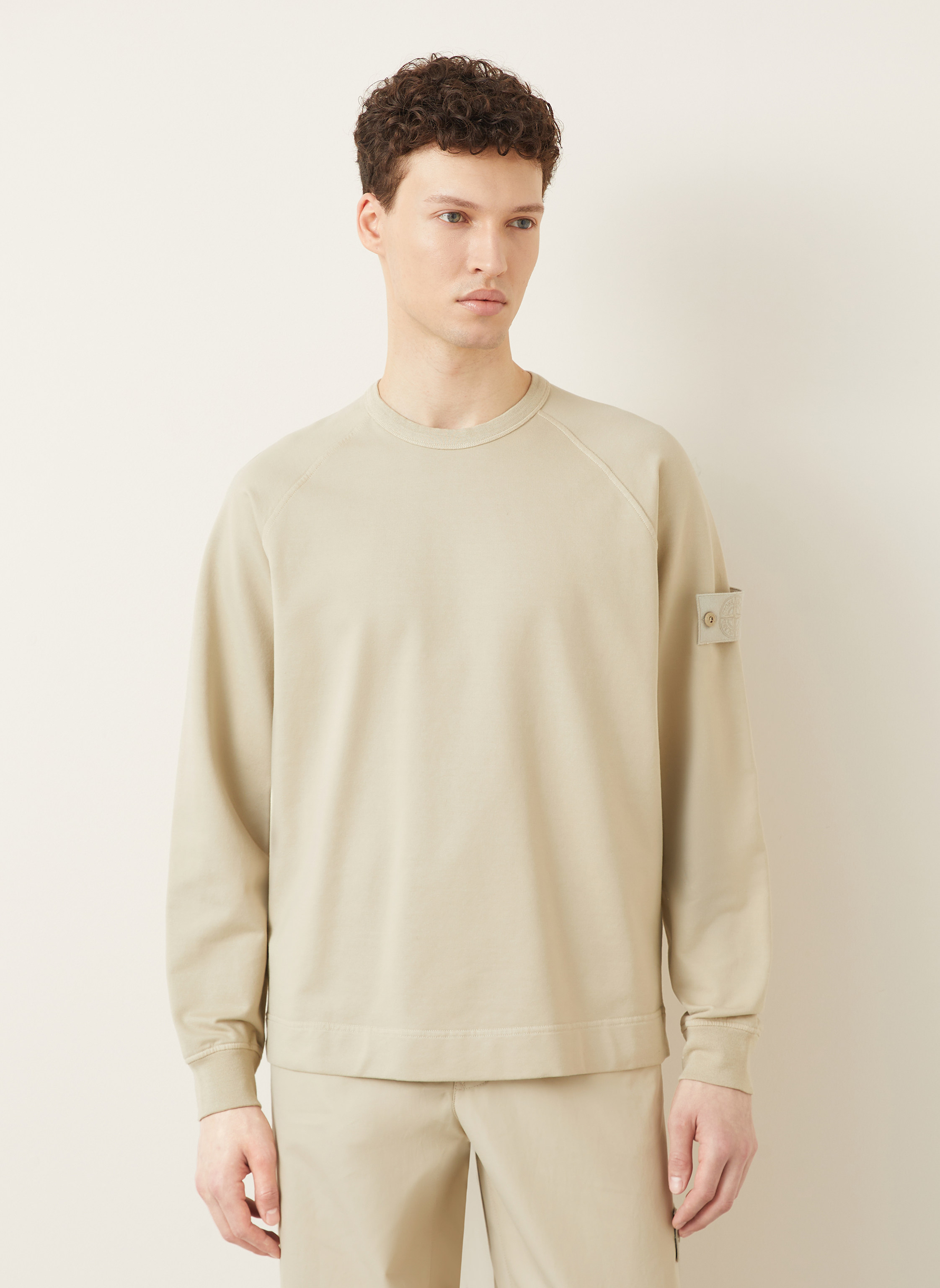 Thumbnail - Stone Island Sweatshirt Ghost beige