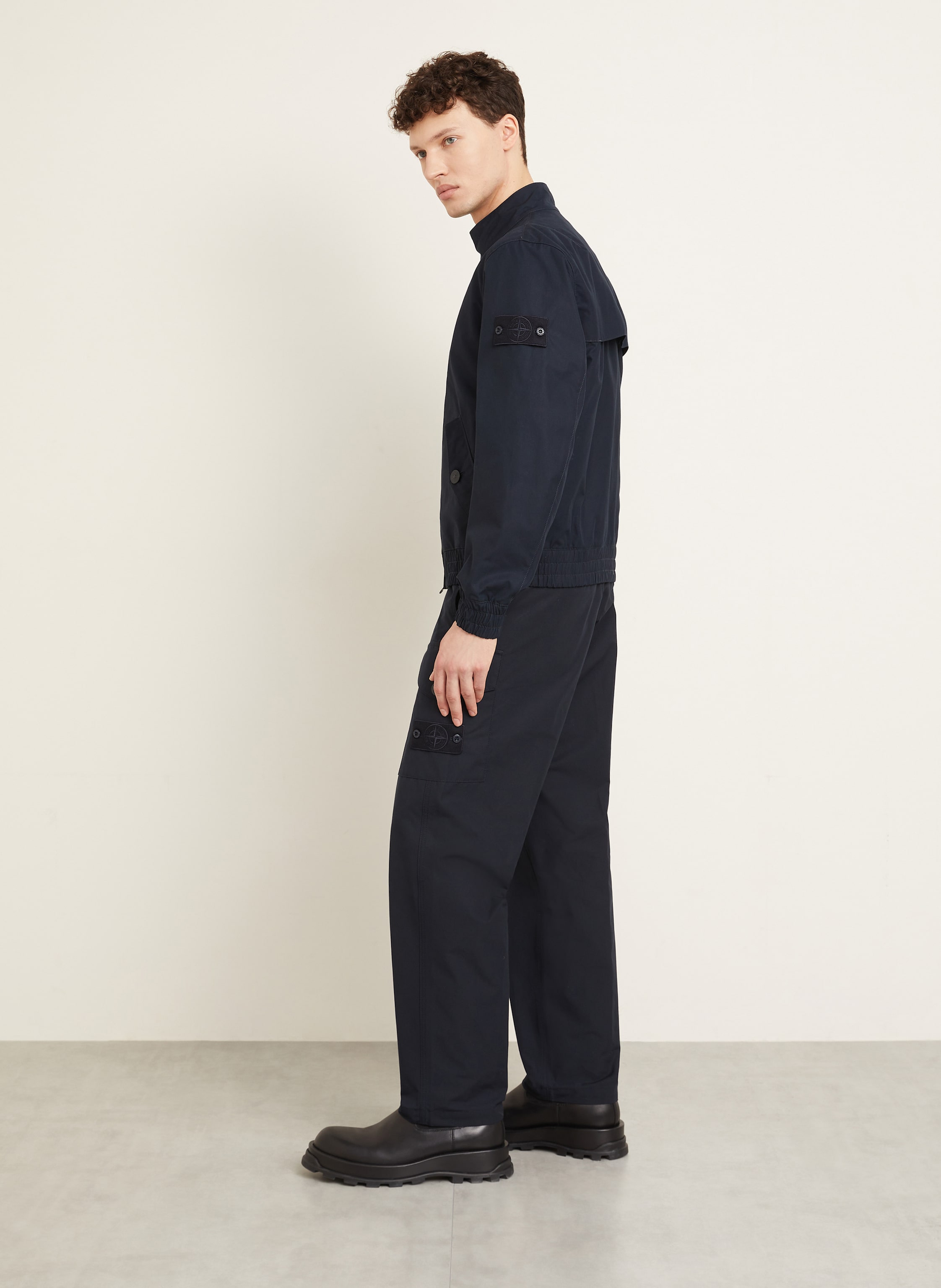 Thumbnail - Stone Island Cargohose Ghost Regular Fit blau