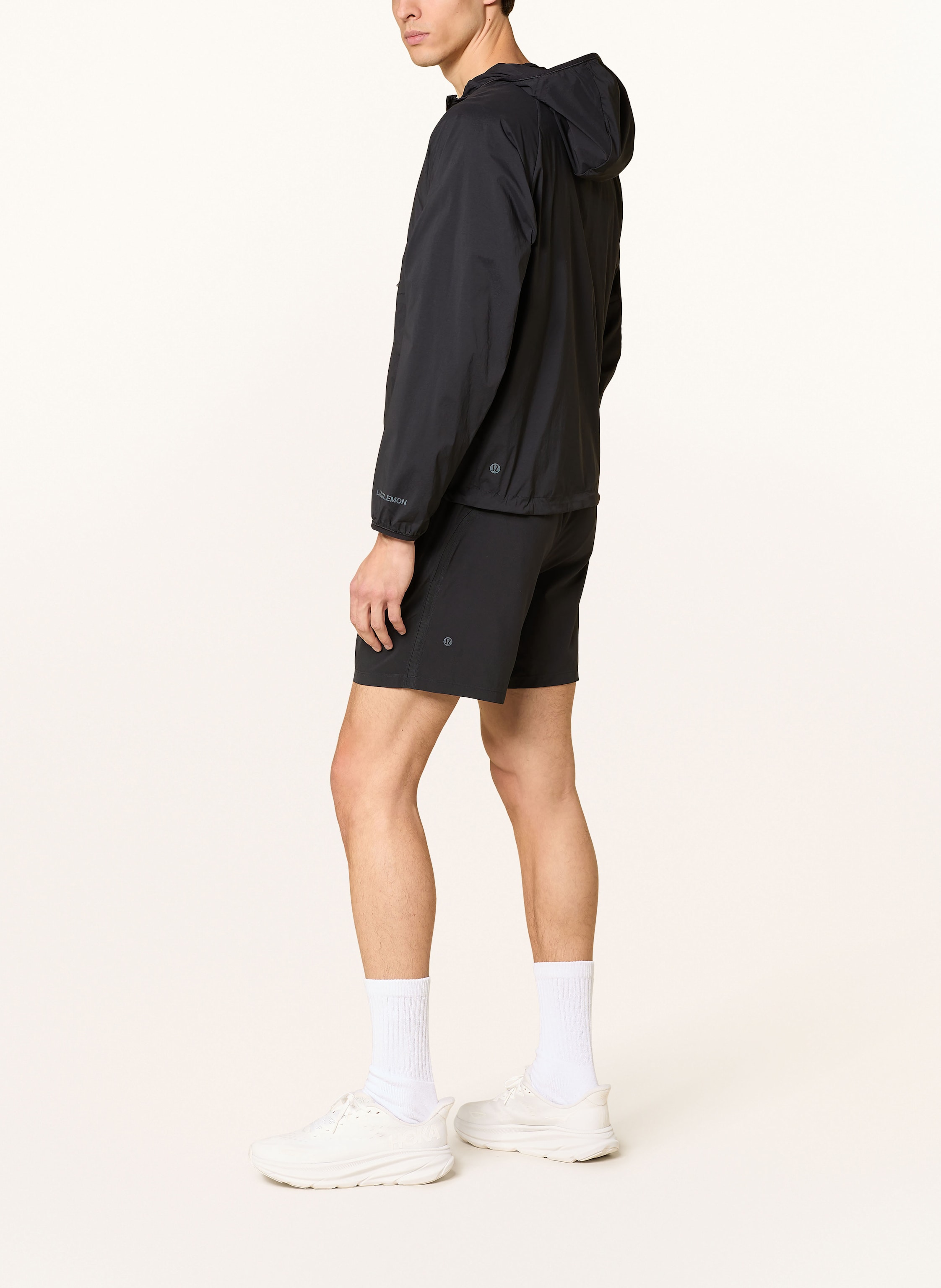 Thumbnail - Lululemon Schlupfjacke Multi-Pocket Running Anorak schwarz