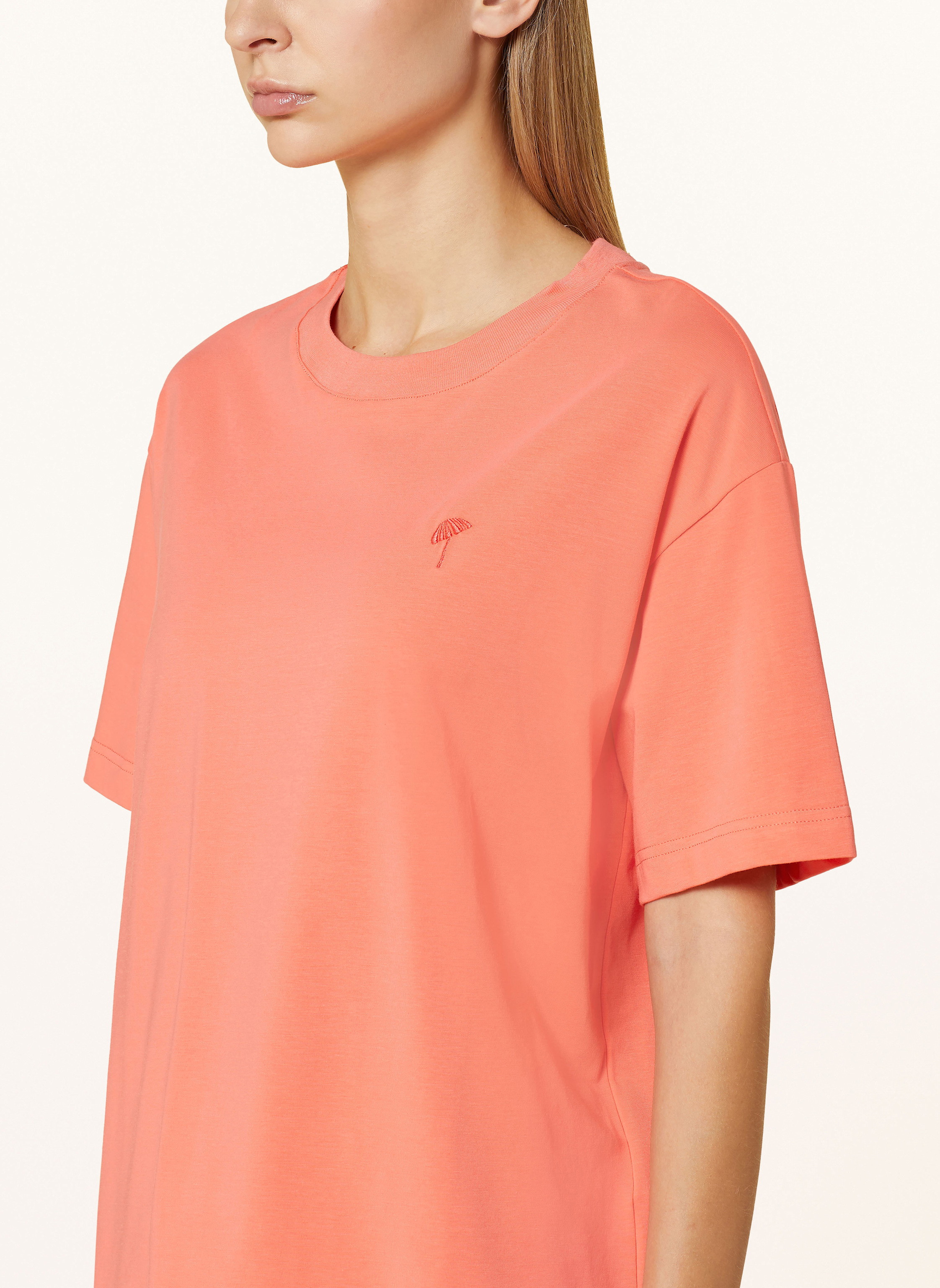 Thumbnail - Mey Schlafshirt Serie Relaxed Nights rot