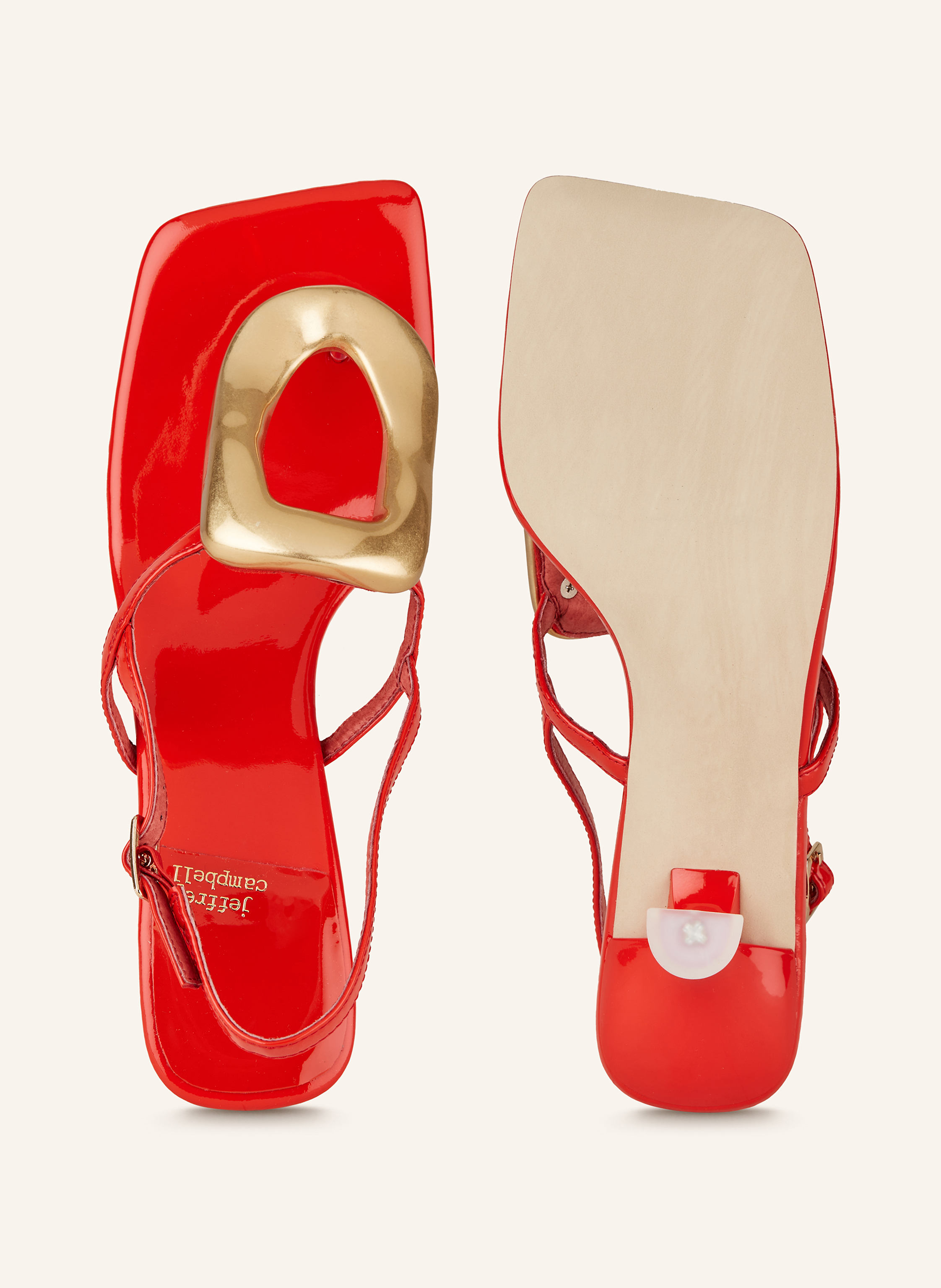 Thumbnail - Jeffrey Campbell Zehentrenner Linq-Up-2 rot