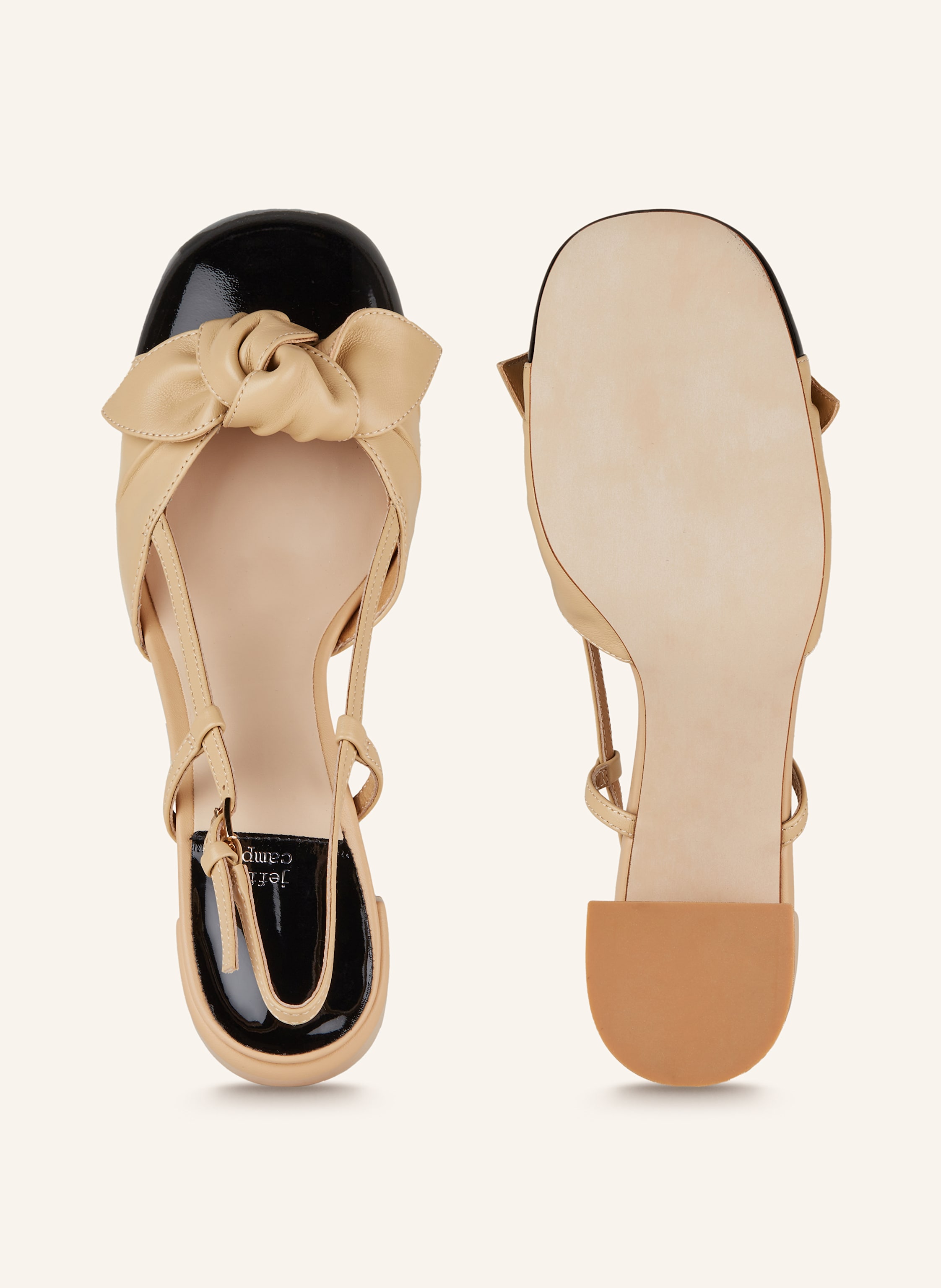 Thumbnail - Jeffrey Campbell Slingpumps Baby-Doll beige