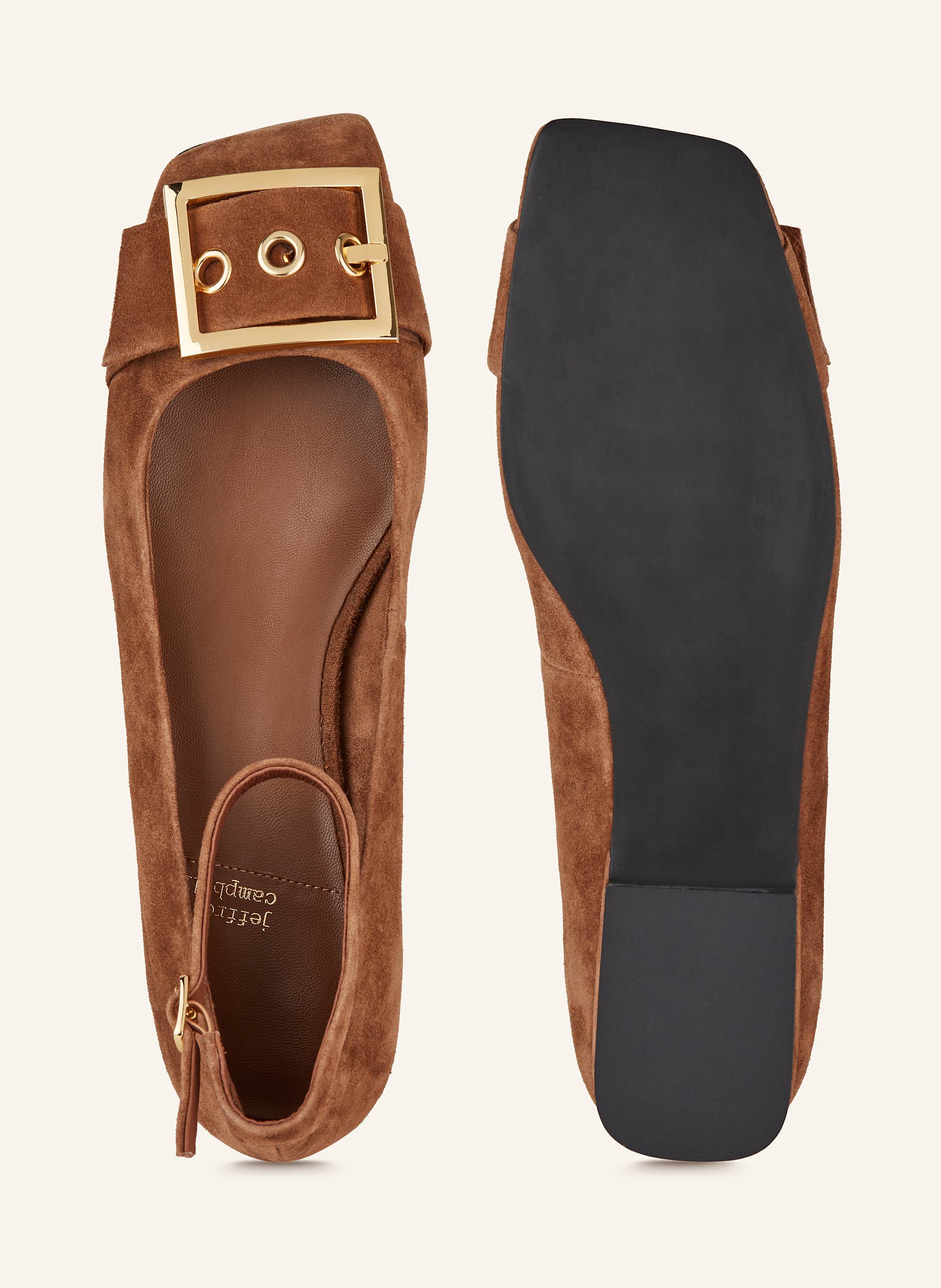 Thumbnail - Jeffrey Campbell Ballerinas Luckiest braun