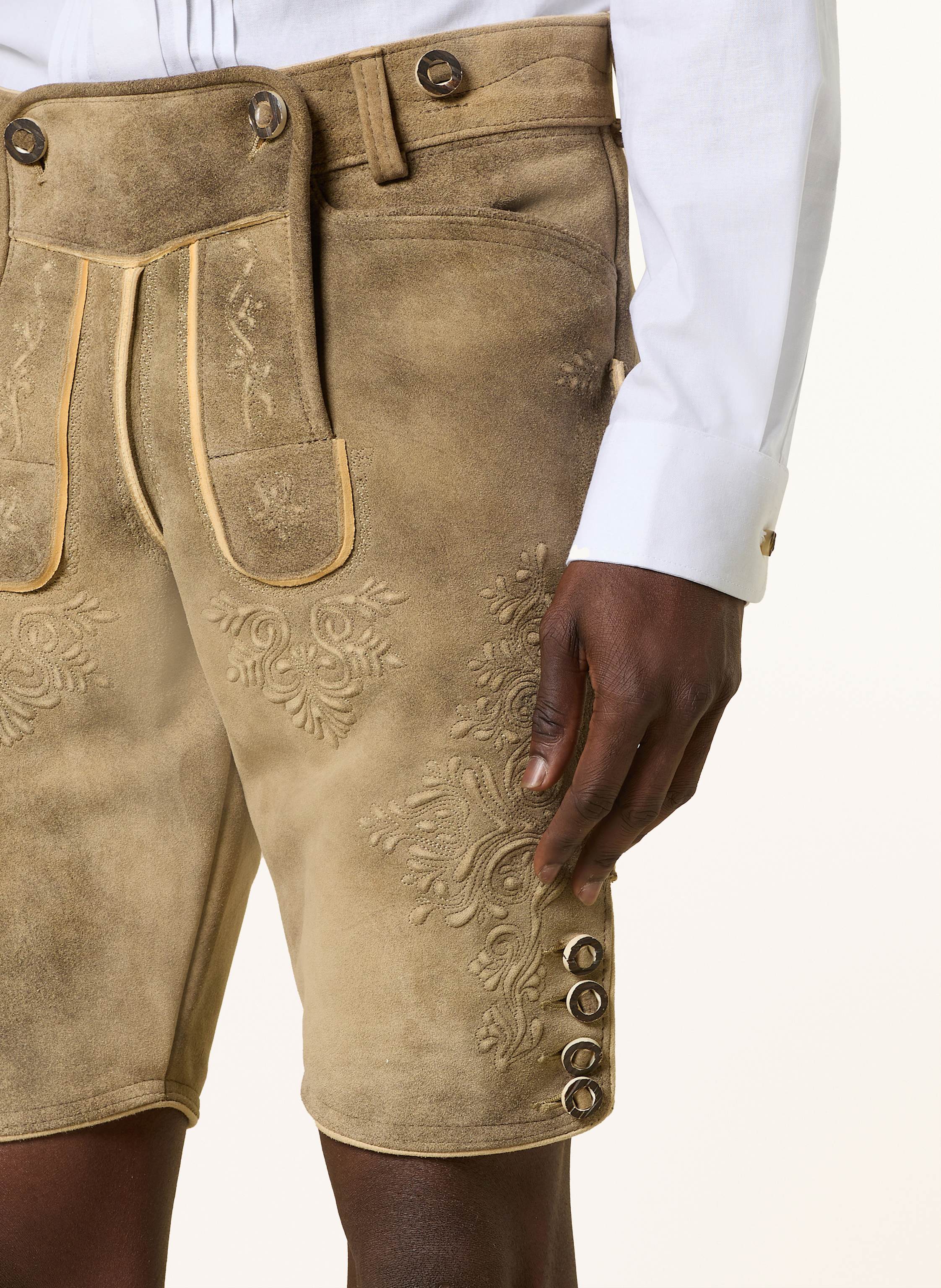 Thumbnail - Ostarrichi Trachten-Lederhose Kaiser braun