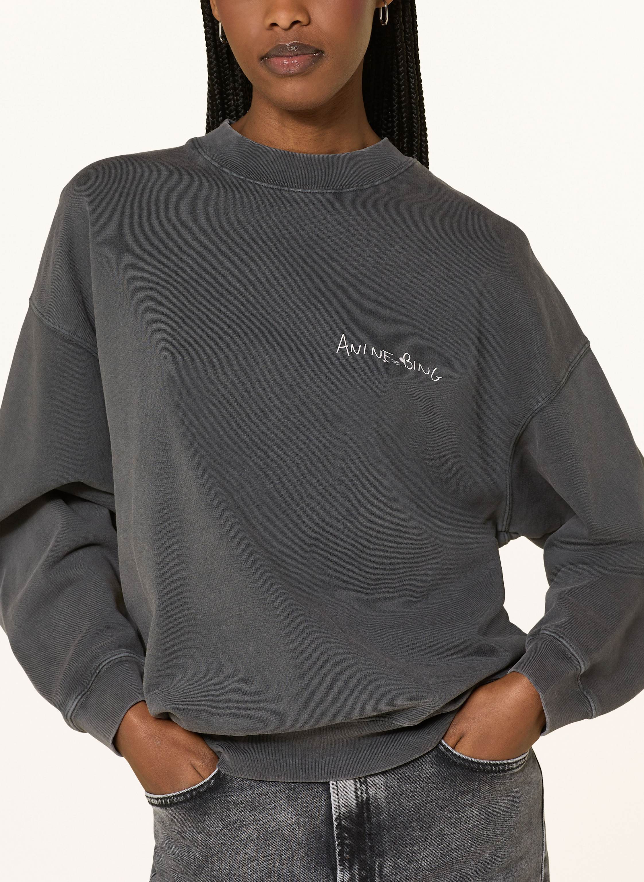 Thumbnail - Anine Bing Sweatshirt Jaci schwarz