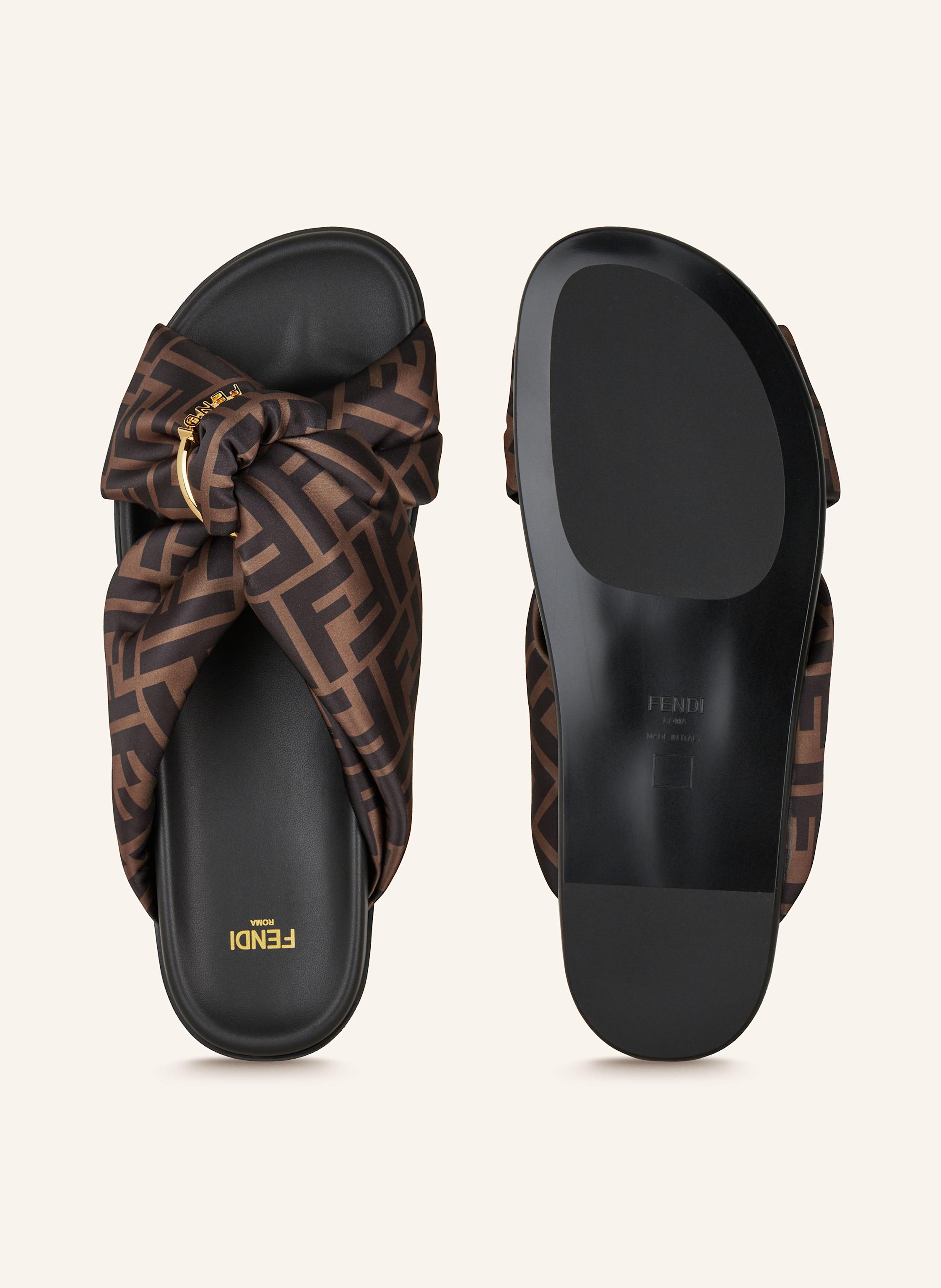 Thumbnail - Fendi Pantoletten schwarz