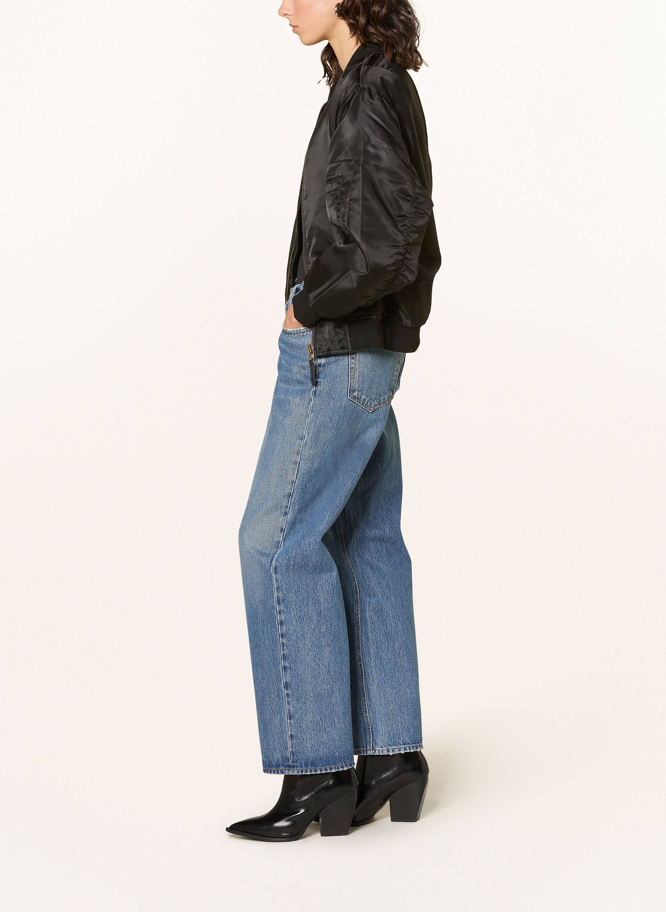 Thumbnail - Agolde Jeans V-Waist Baggy blau
