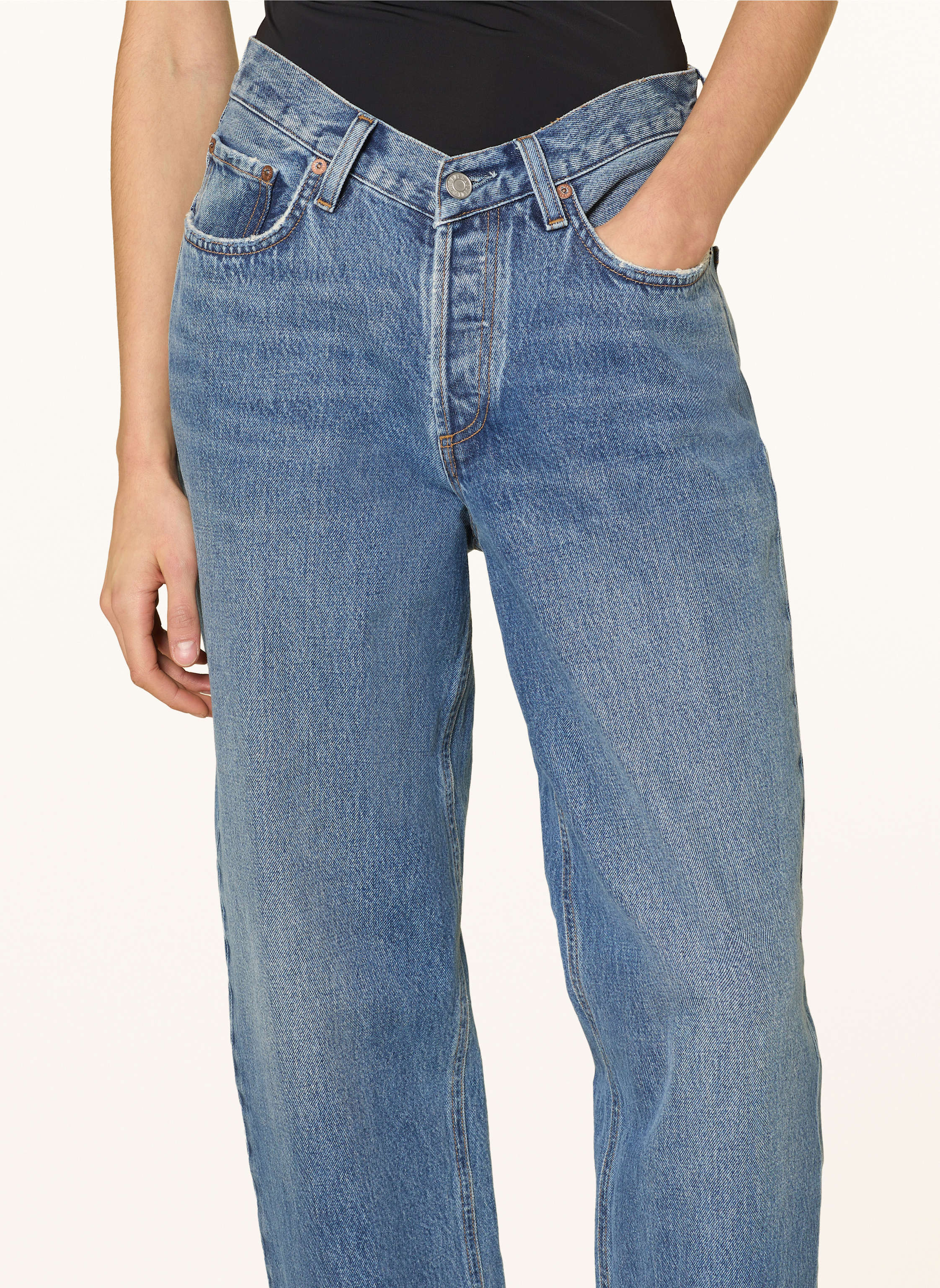 Thumbnail - Agolde Jeans V-Waist Baggy blau