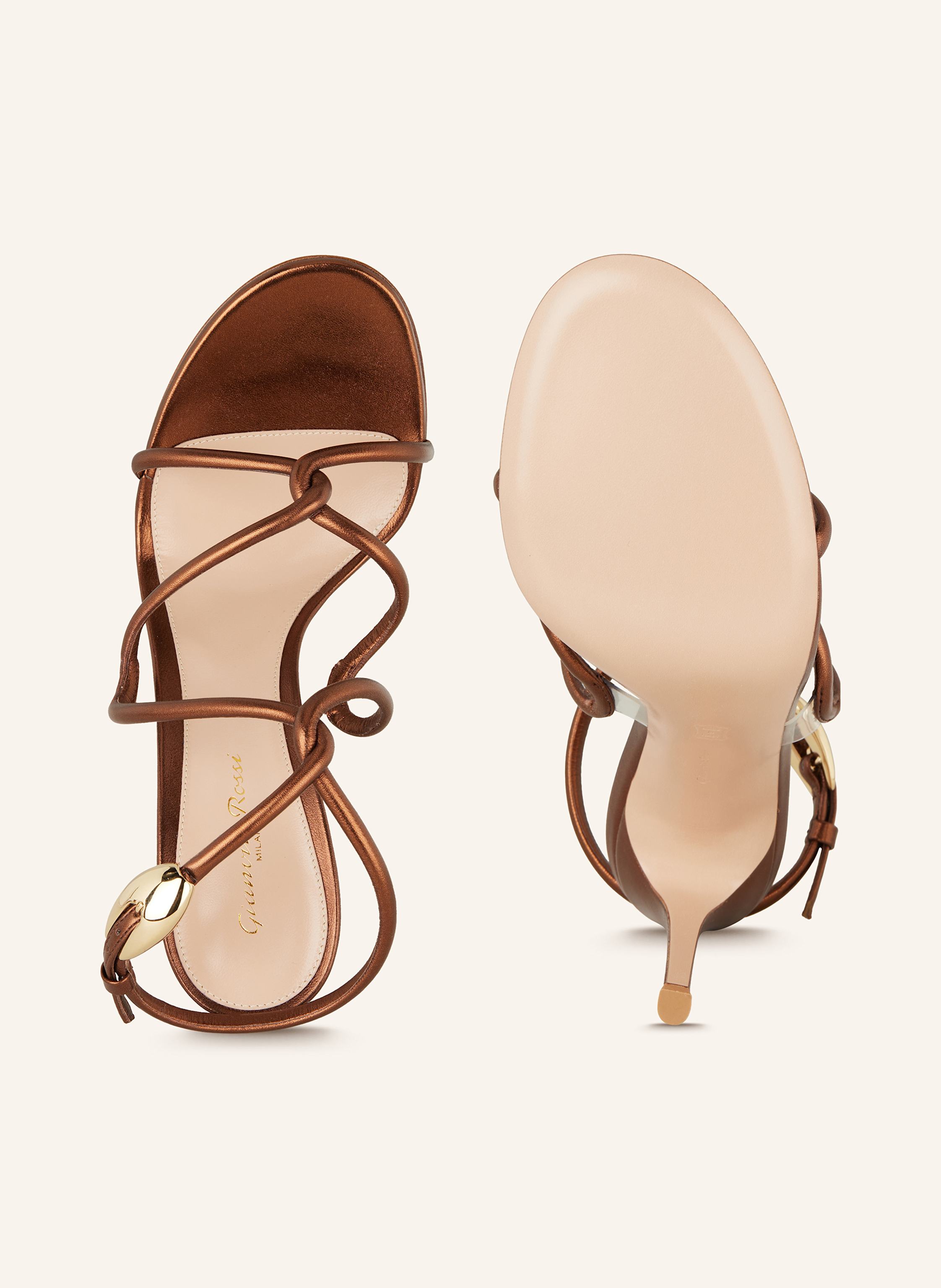 Thumbnail - Gianvito Rossi Sandaletten braun