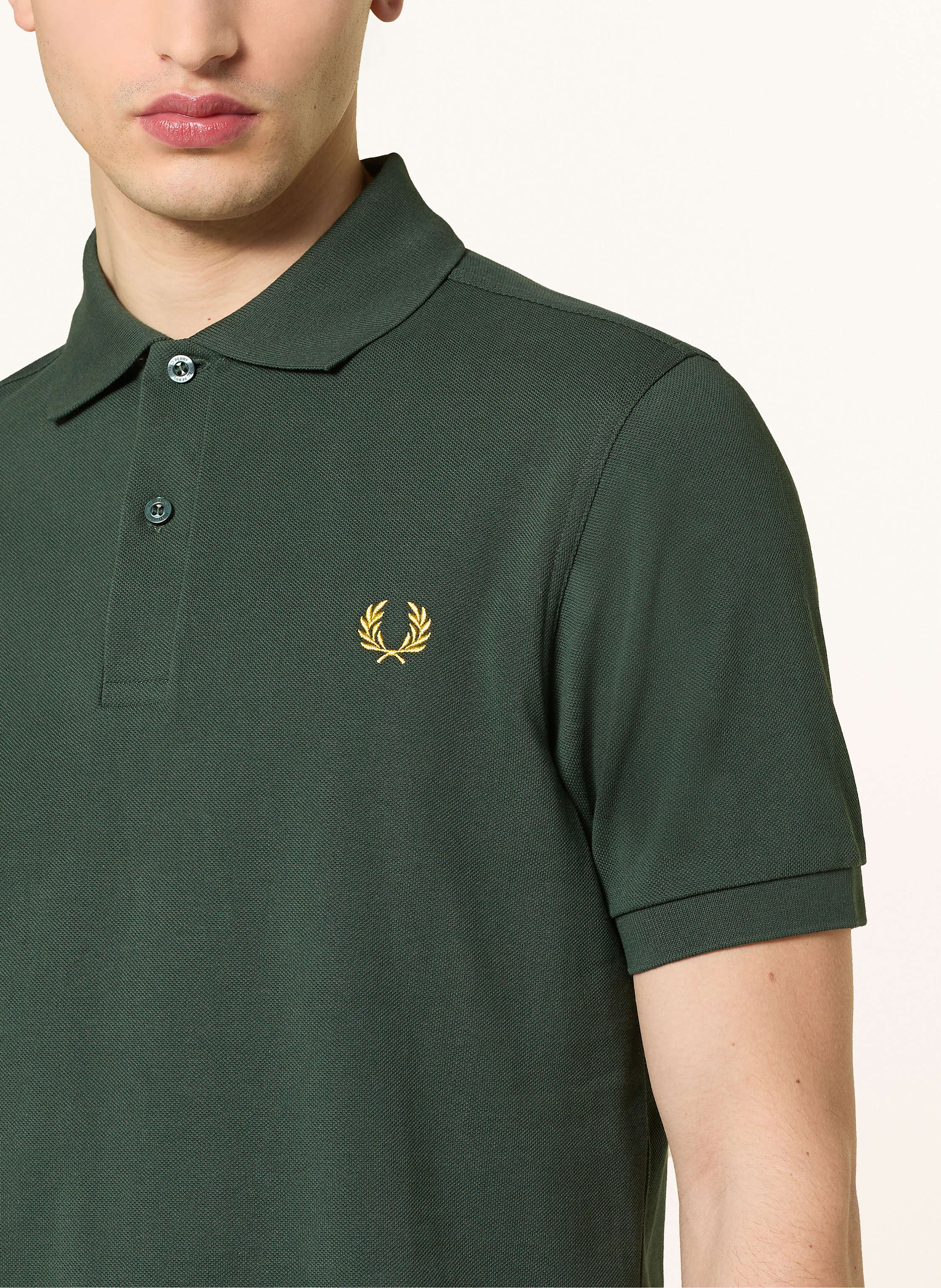 Thumbnail - Fred Perry Piqué-Poloshirt Regular Fit gruen