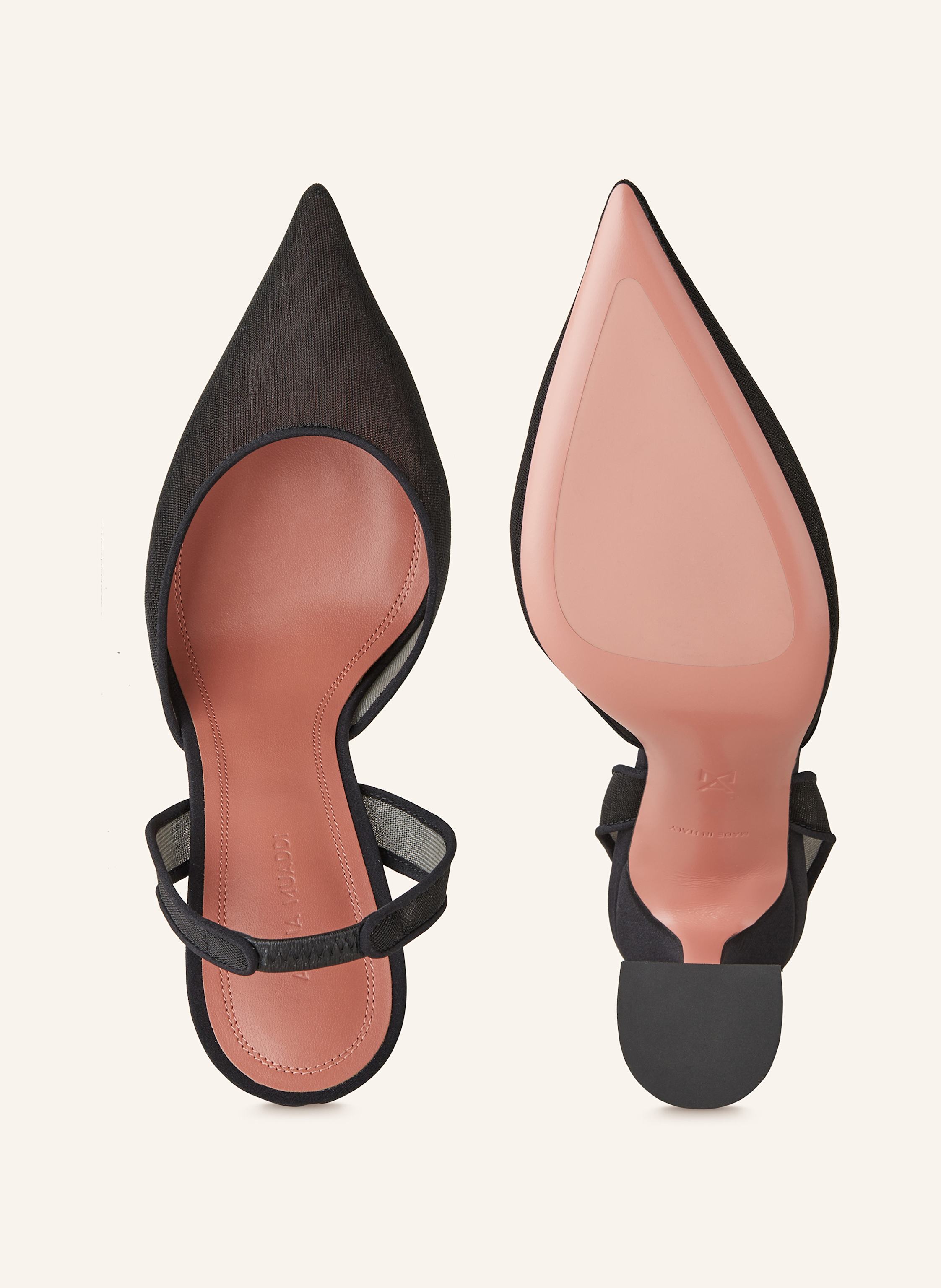 Thumbnail - Amina Muaddi Slingpumps Holli schwarz