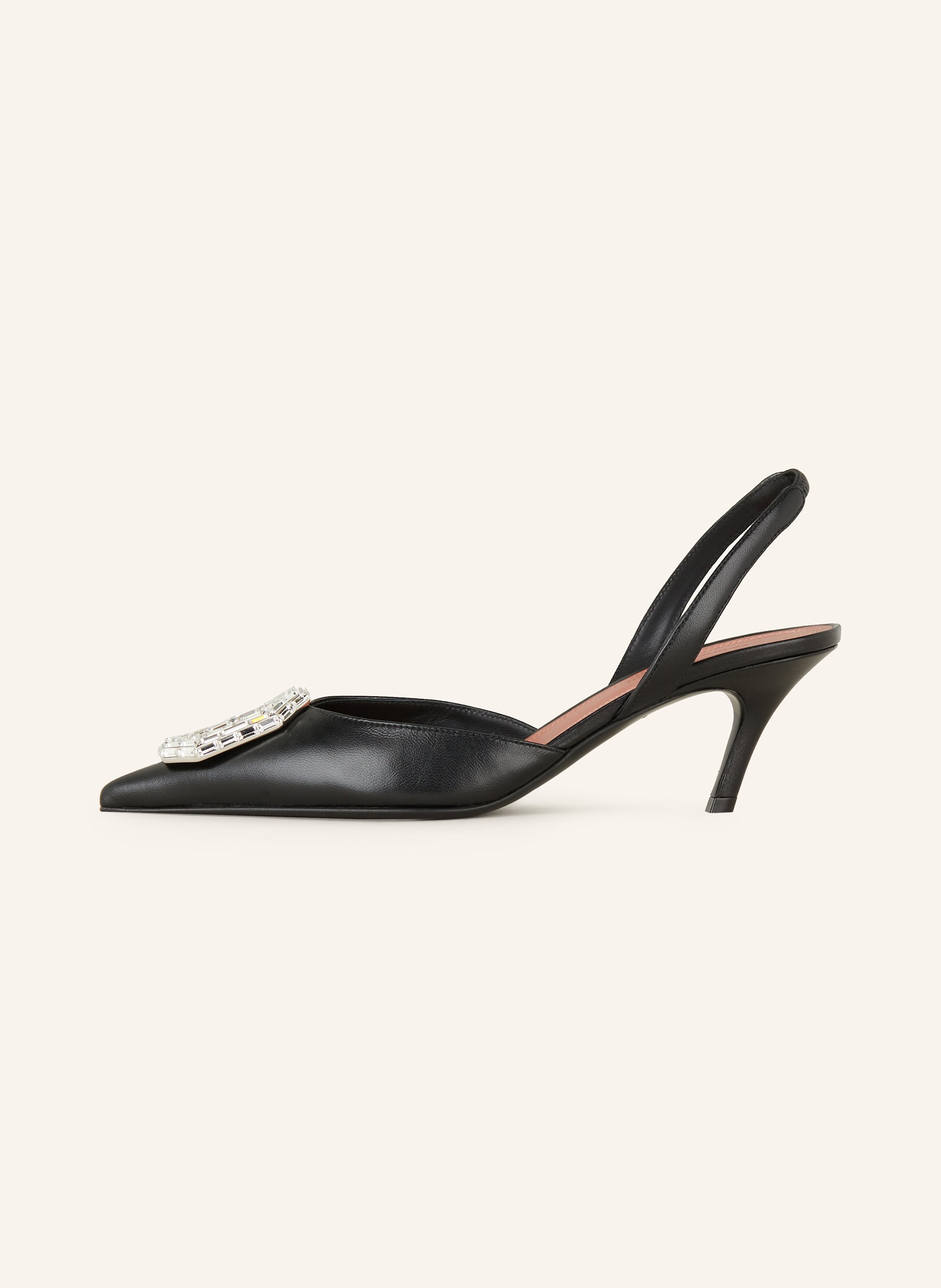 Thumbnail - Amina Muaddi Slingpumps Camelia schwarz