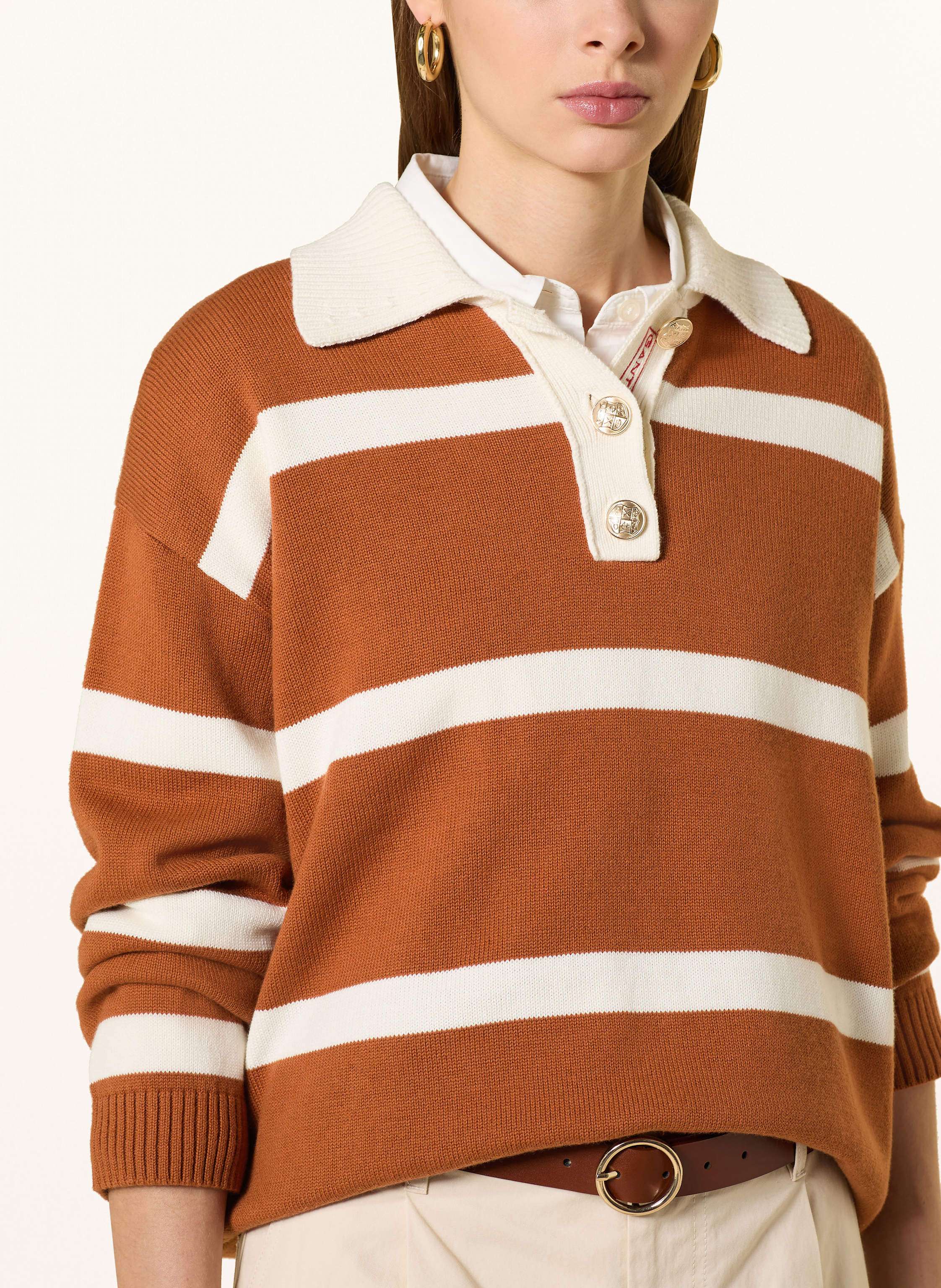 Thumbnail - Gant Rugbyshirt braun