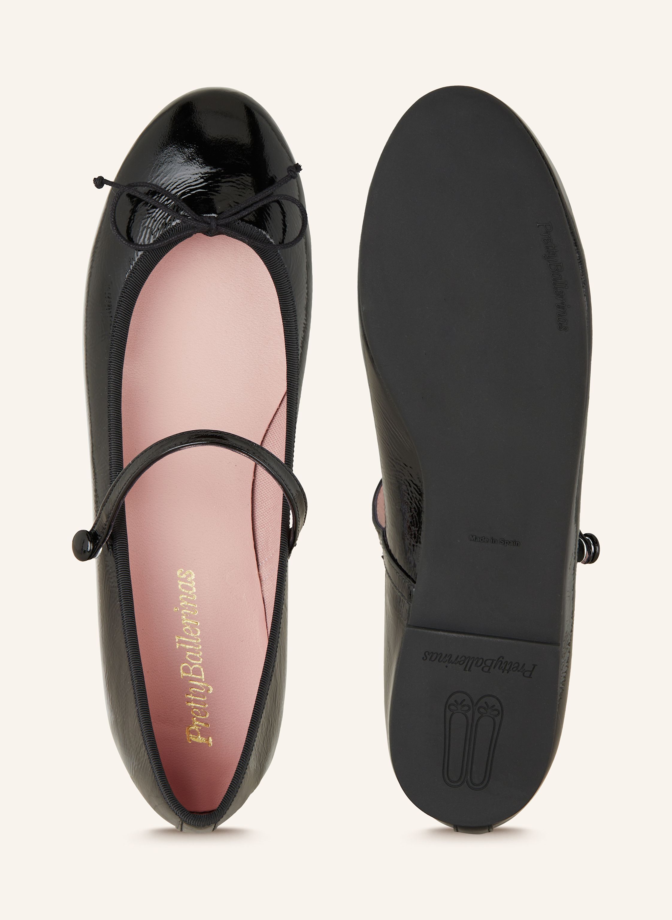 Thumbnail - Pretty Ballerinas Mary-Jane-Ballerinas Ipnotic Aus Lack schwarz