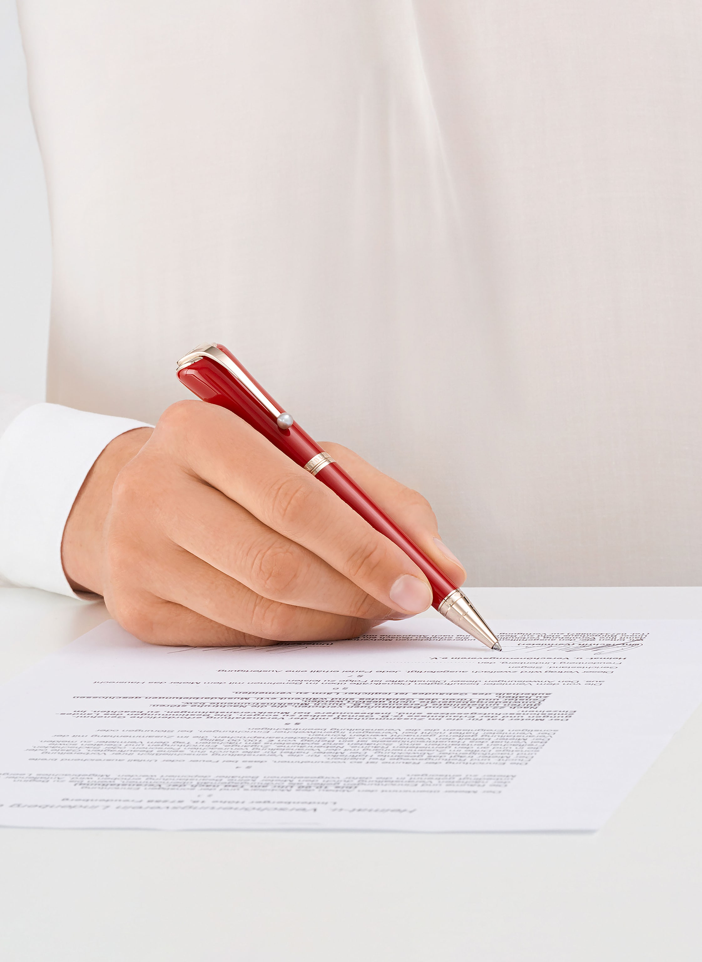 Thumbnail - Montblanc Drehkugelschreiber Muses Marilyn Monroe Special Edition rot