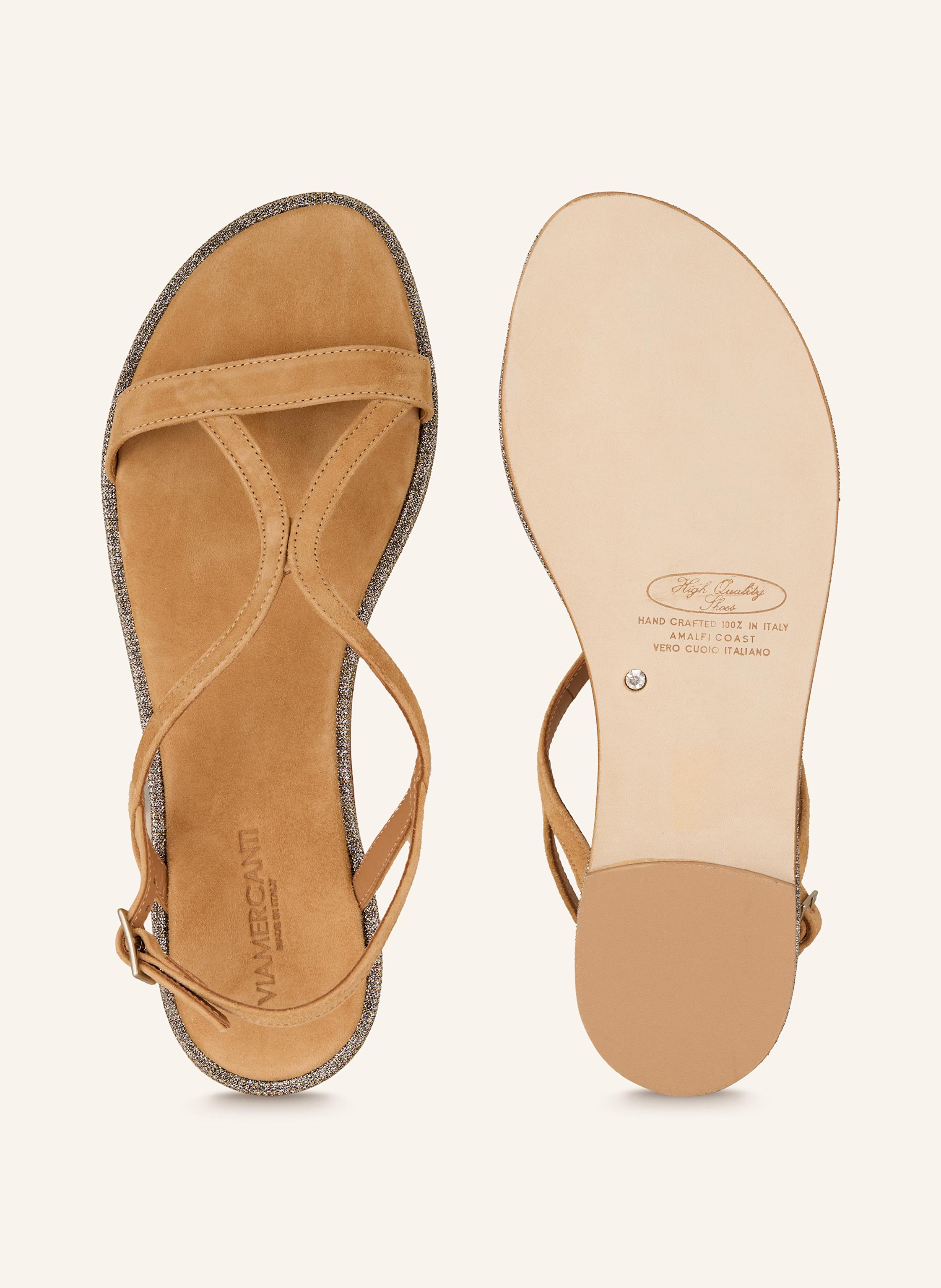 Thumbnail - Viamercanti Sandalen Eolie beige