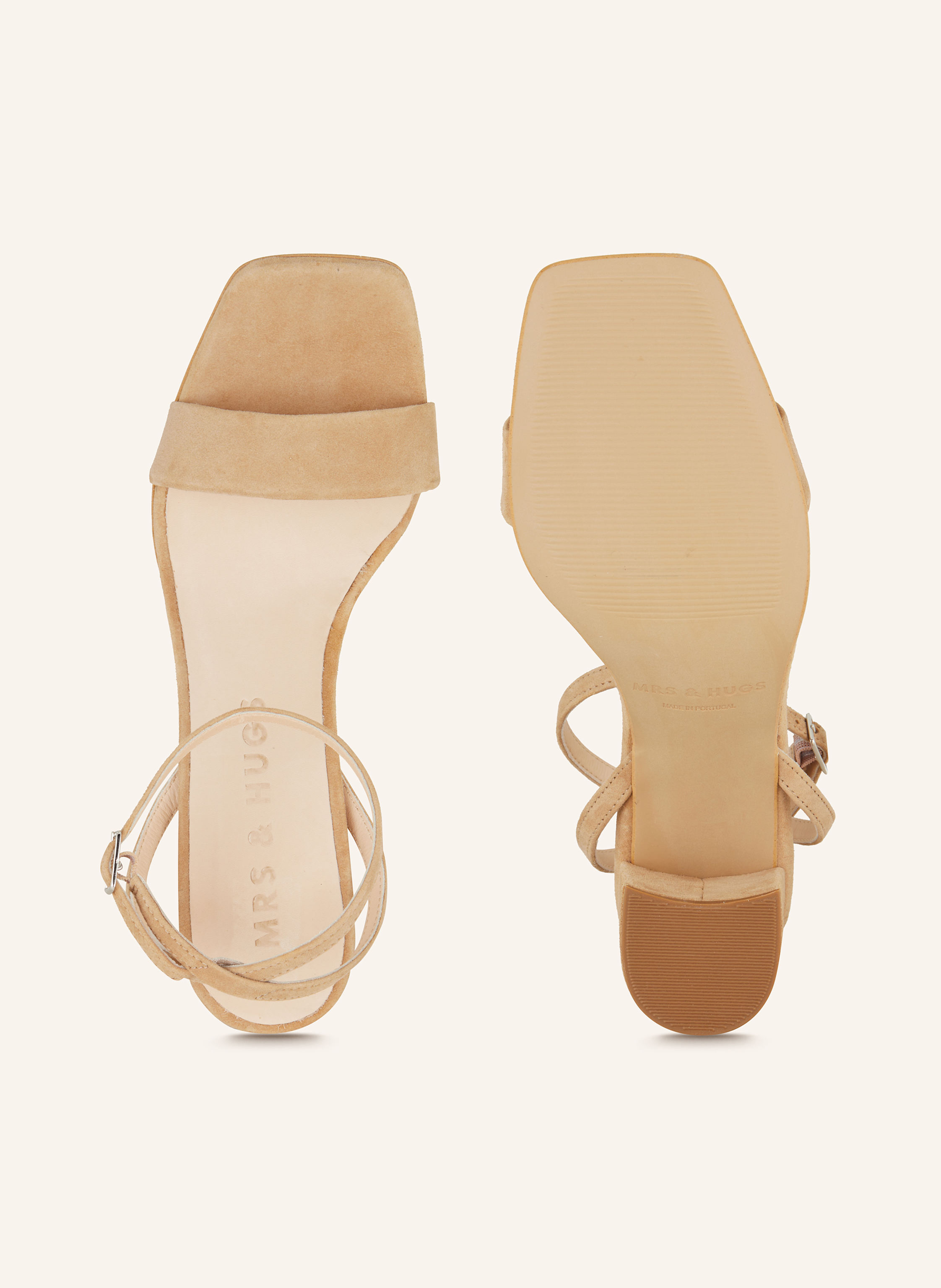 Thumbnail - Mrs & Hugs Sandaletten beige
